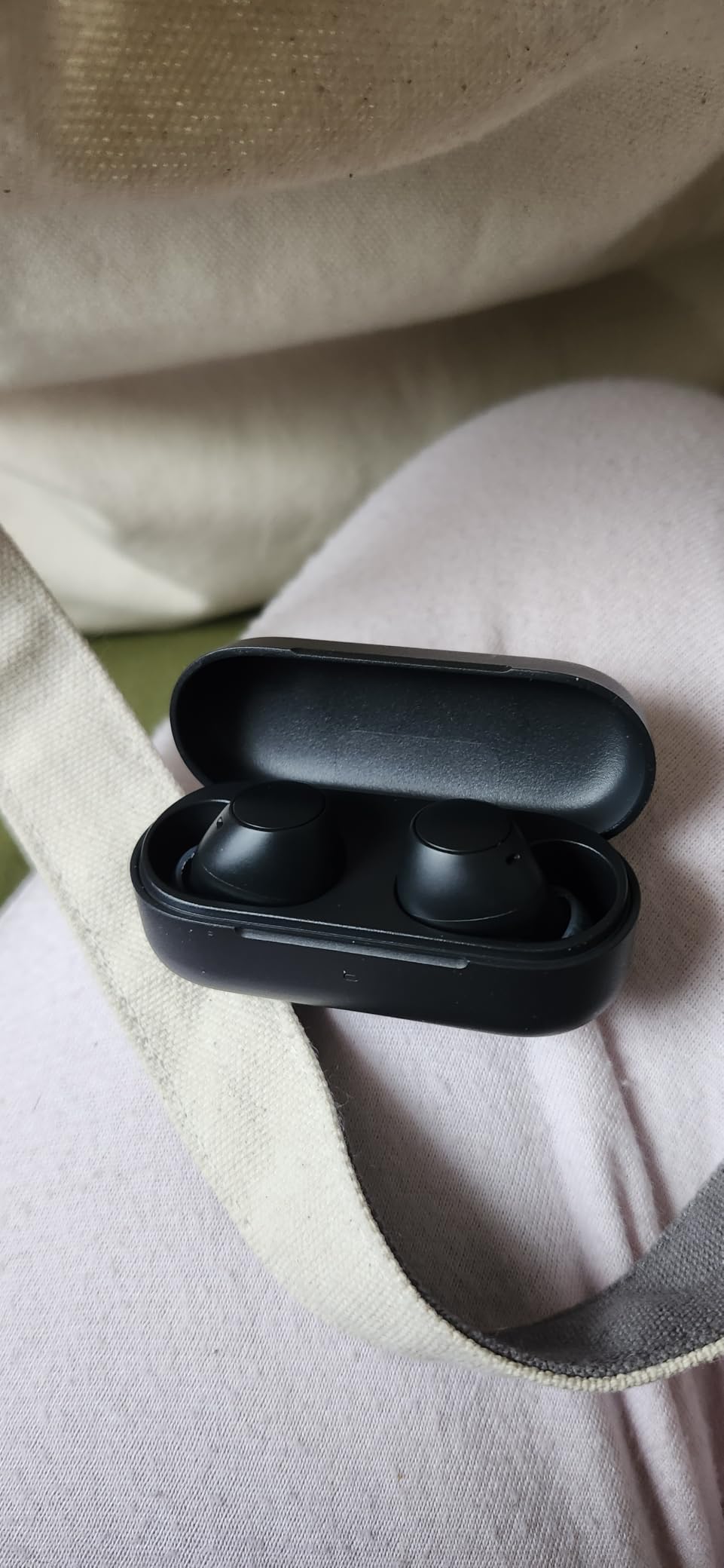 Sony WF-C510 Truly Wireless Bluetooth Earbud Headphones, Black customer photo 2