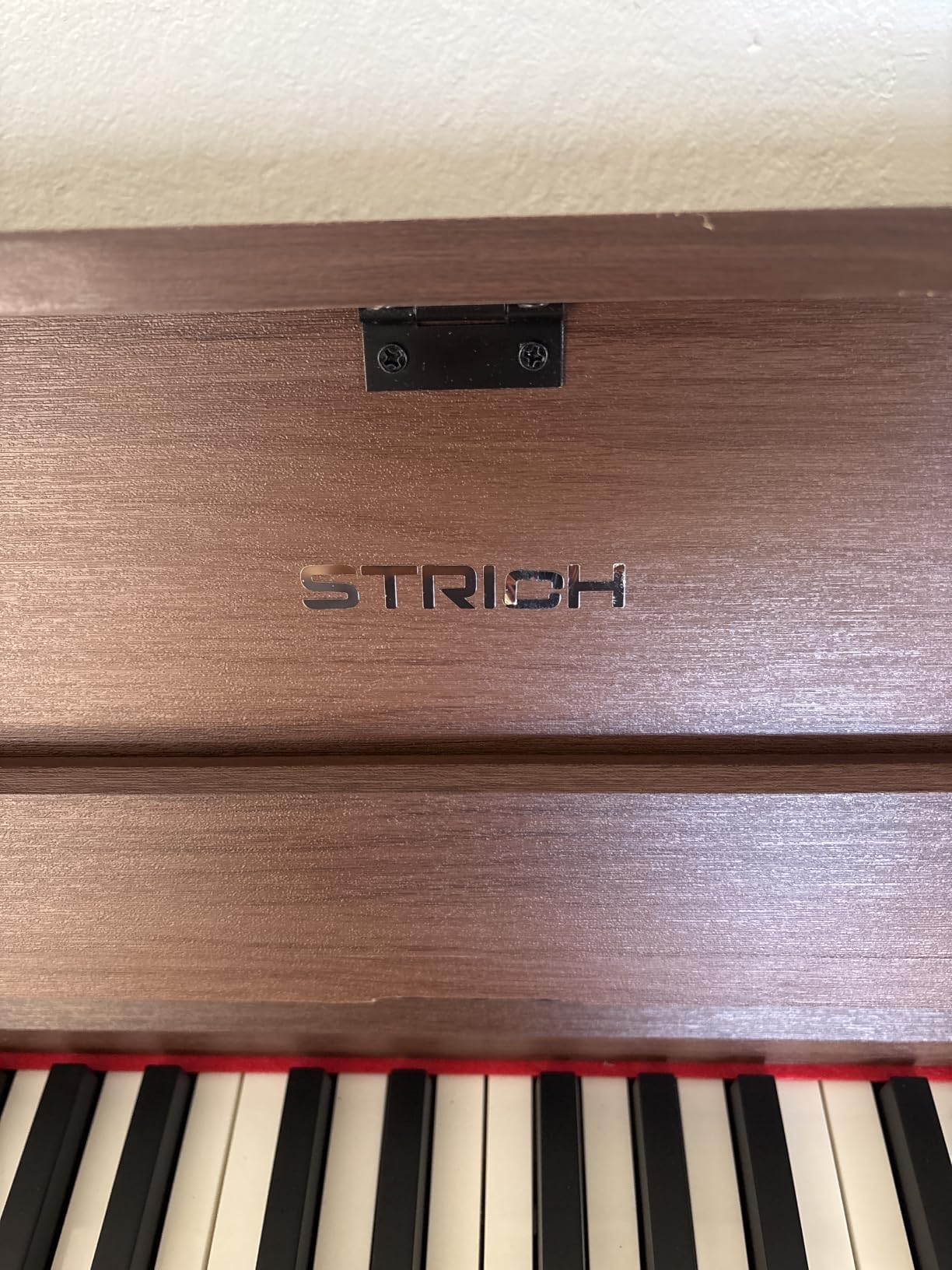 STRICH Digital Piano 88 Keys, Hammer-Action Weighted Keyboard, Full size Electric Piano Keyboard with Furniture Stand, 25Wx2 Speakers, Supports USB-MIDI/Wireless Connect, SDP-300W (Color Walnut Wood) customer photo 2