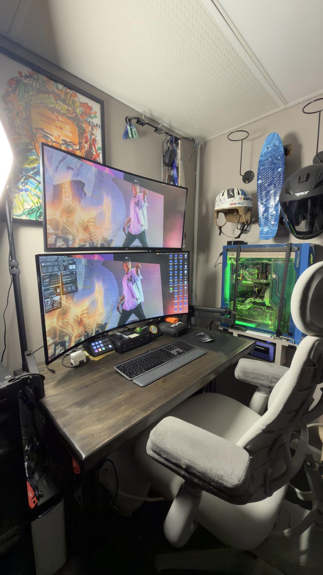 WALI Adjustable Dual Monitor Arm for 13-32 inch Screens, 22 lbs per Arm customer photo 1