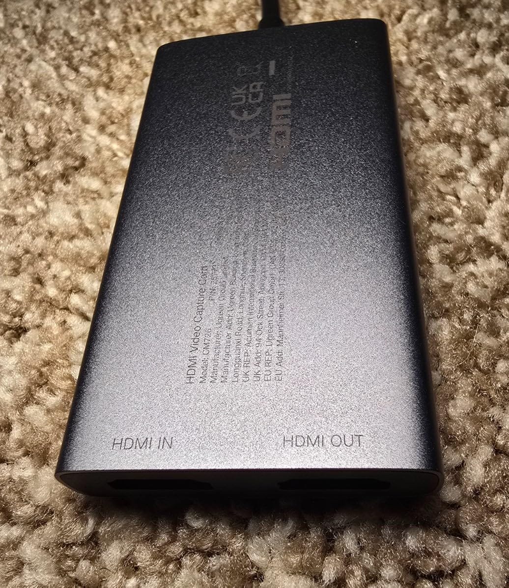 UGREEN 4K@30Hz Loop Out HDMI Capture Card for 2K 30FPS 1080P 60FPS USB 3.0 customer photo 1
