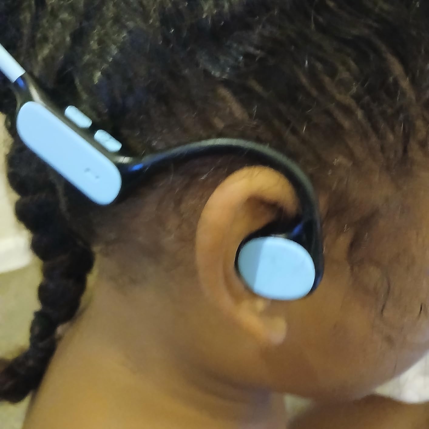 iClever OWS01 Kids Bluetooth Headphones, Air Conduction Open Ear Headphones customer photo 1
