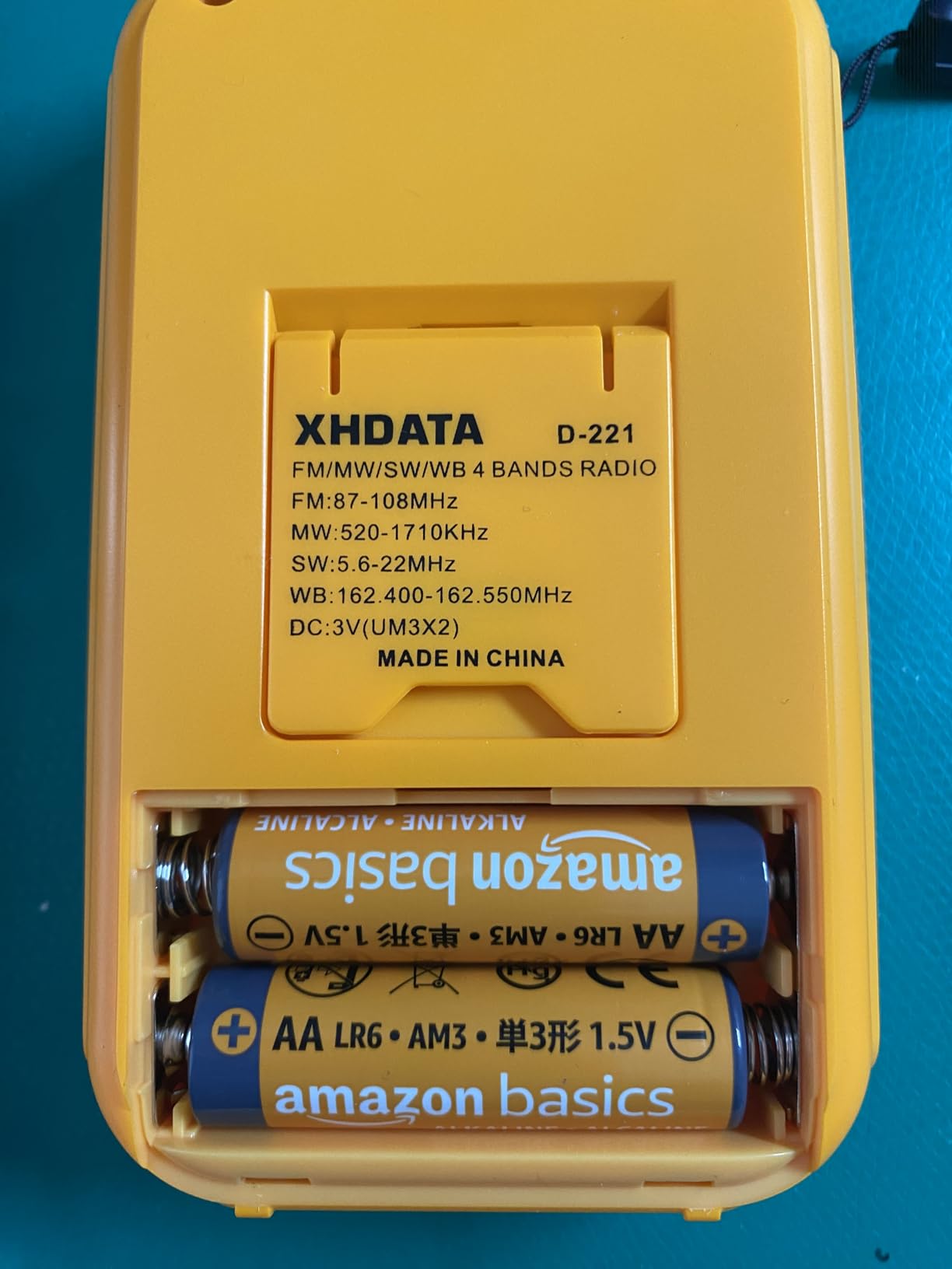 XHDATA D221 NOAA Weather Radio Portable AM FM Shortwave Radio Receiver customer photo 1