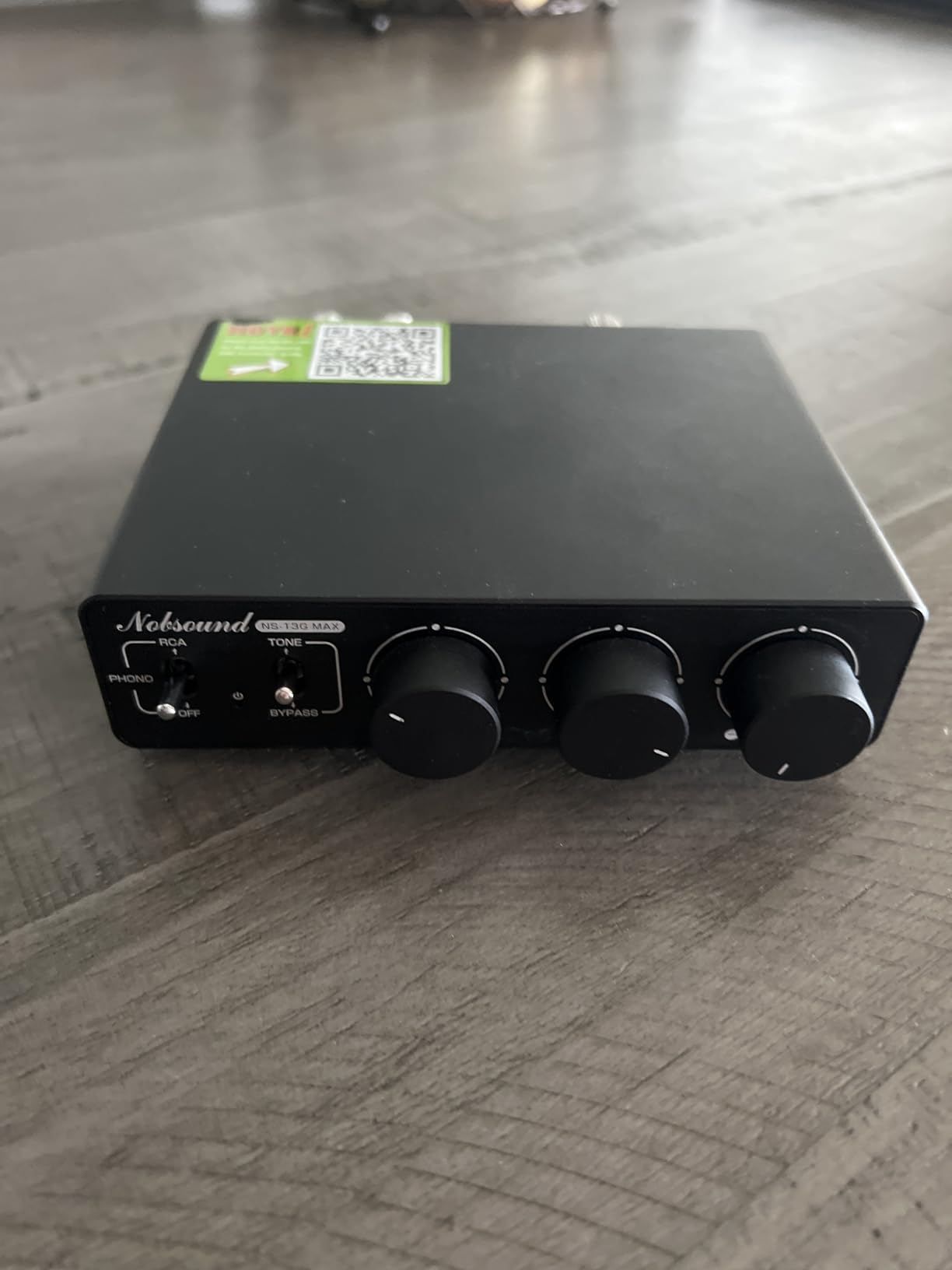 Nobsound 300Wx2 Stereo Amplifier with Phono Input - HiFi Class D Mini Power Amp for Home Theater, Turntables, Studio Monitor | TPA3255 Chip, RCA/MM Inputs, Bass/Treble Control (NS-13G MAX DC 48V) customer photo 1