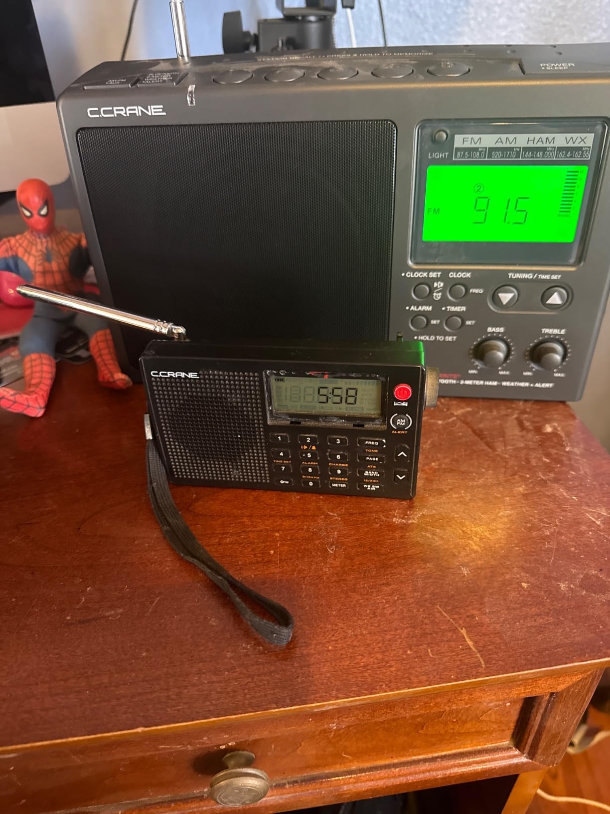 C. Crane CCRadio Solar with Bluetooth Receiving, Emergency Crank NOAA Weather AM/FM– Multi Powered Radio - Built in LED Flashlight and Cellphone Charger customer photo 2