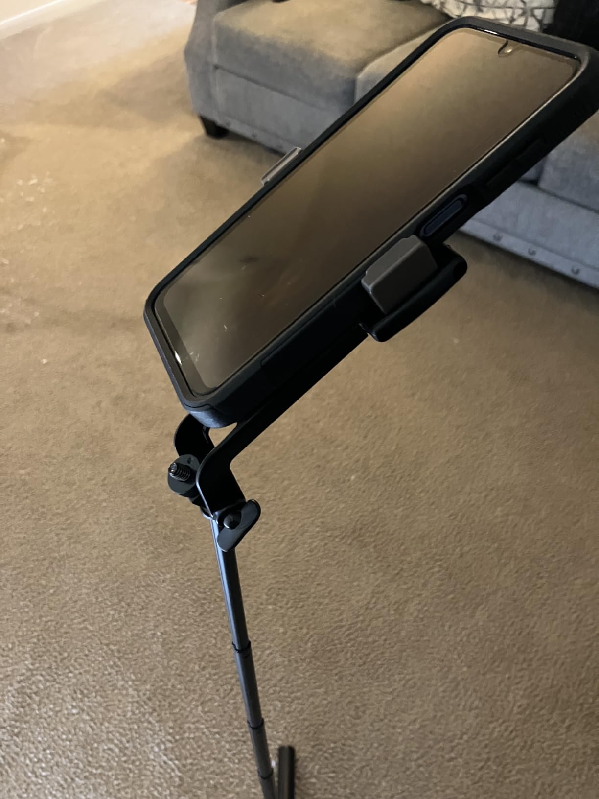 Selfie Stick Tripod for Phone with Remote Control & Holder, 50 Inch, Black customer photo 1
