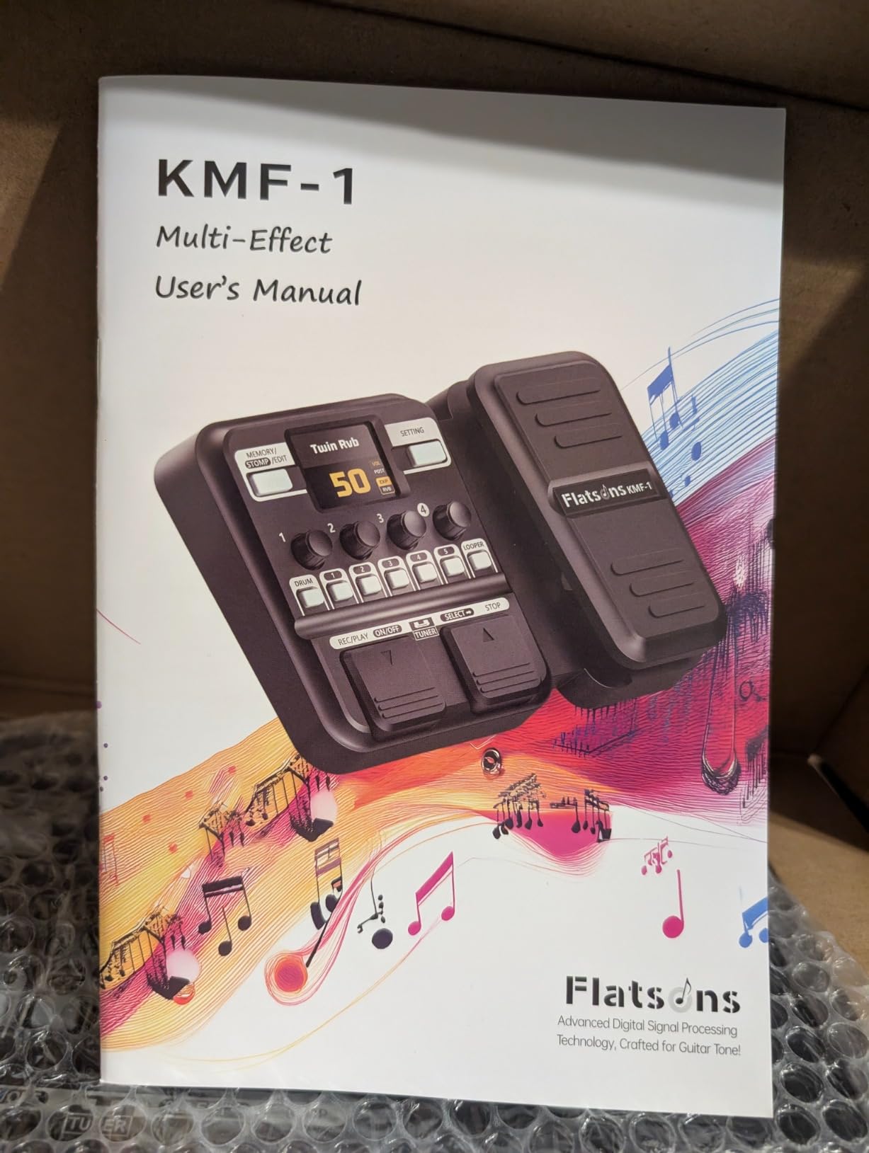 Flatsons KMF-1 Multi-Effects Guitar Pedal with 77 Practice Effects customer photo 2