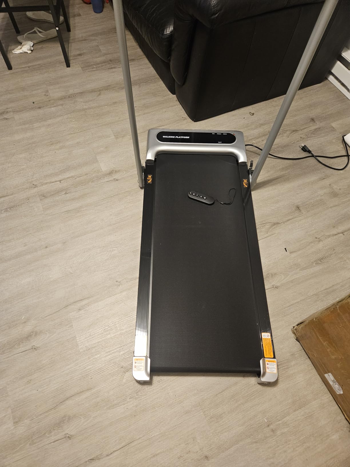 Walking Pad Treadmill for Home, Incline Walking Pad with Handle Bar customer photo 2