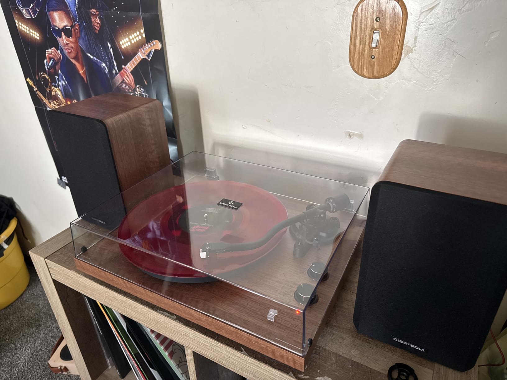 QLEARSOUL SoulBox S1 Vinyl Record Player with Stereo Speakers customer photo 2