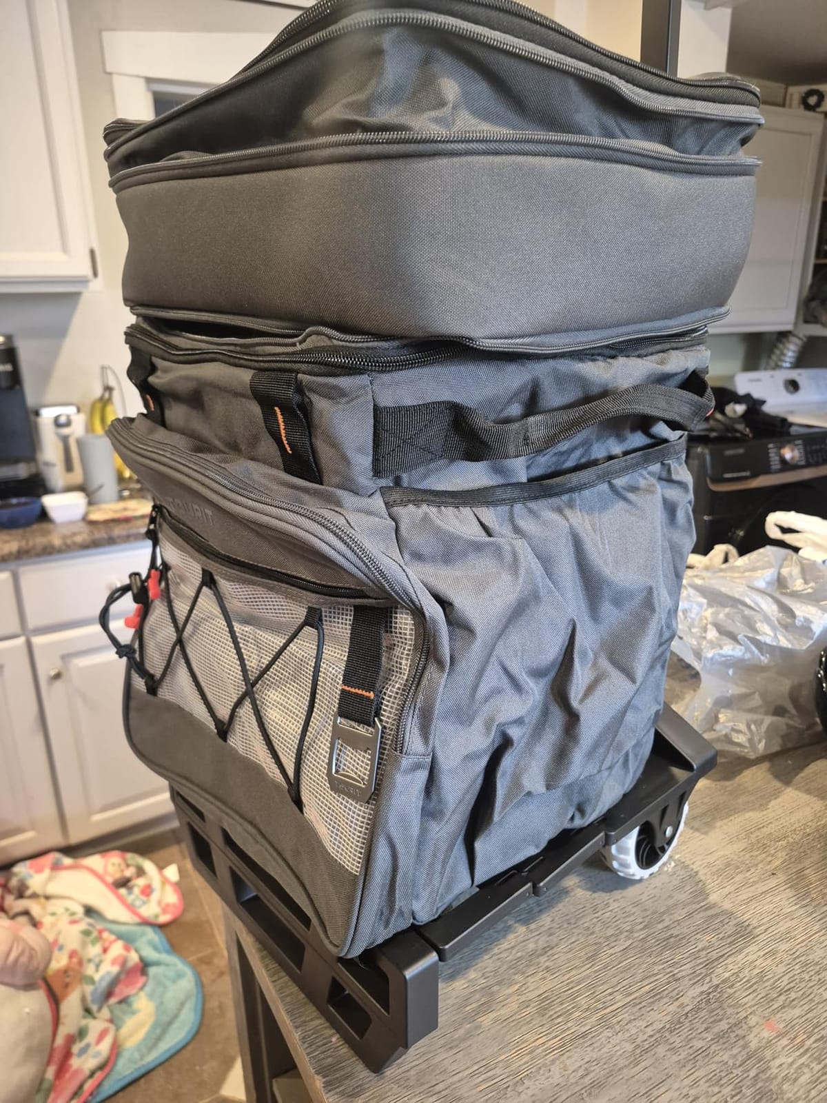 TOURIT Collapsible Rolling Cooler with Wheels, 12H Insulated & Waterproof customer photo 1