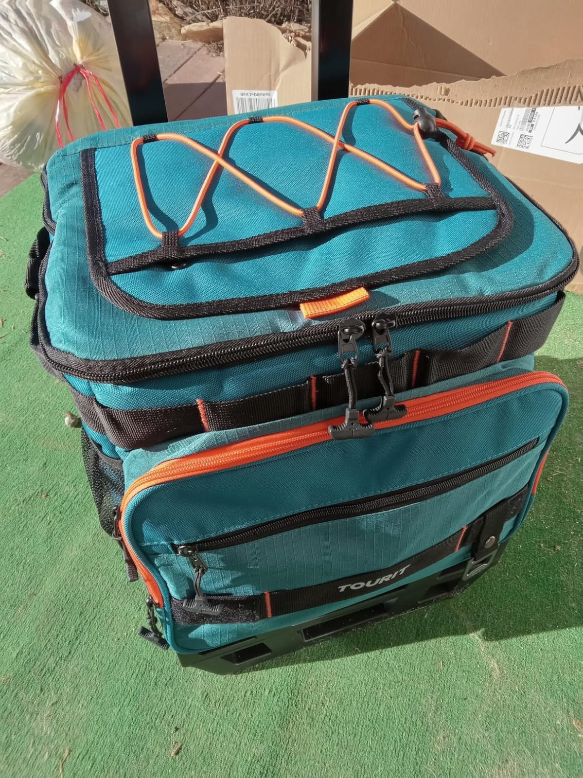 TOURIT Collapsible Rolling Cooler with Wheels, 12H Insulated & Waterproof customer photo 2