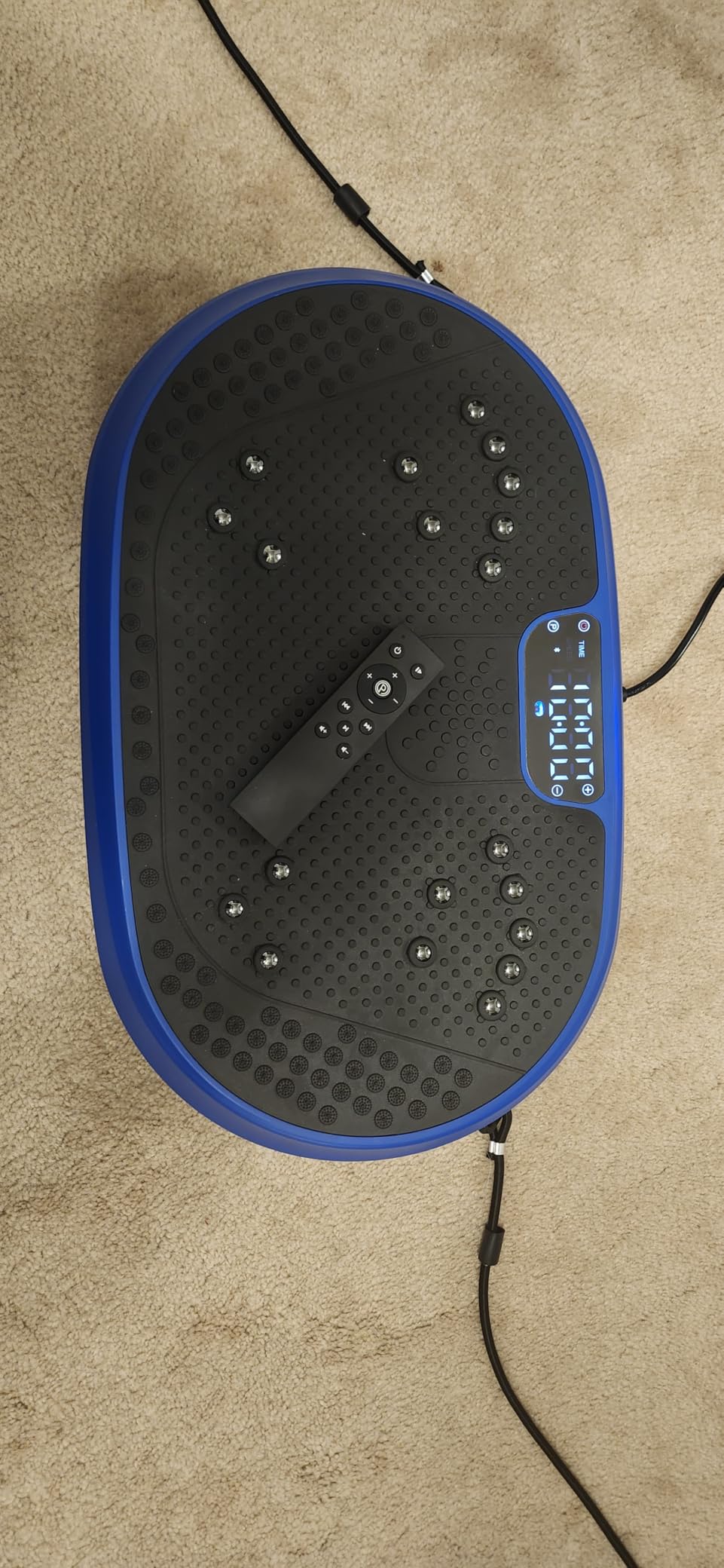 HVX Vibration Plate Exercise Machine 450 lbs Capacity Lymphatic Drainage customer photo 2