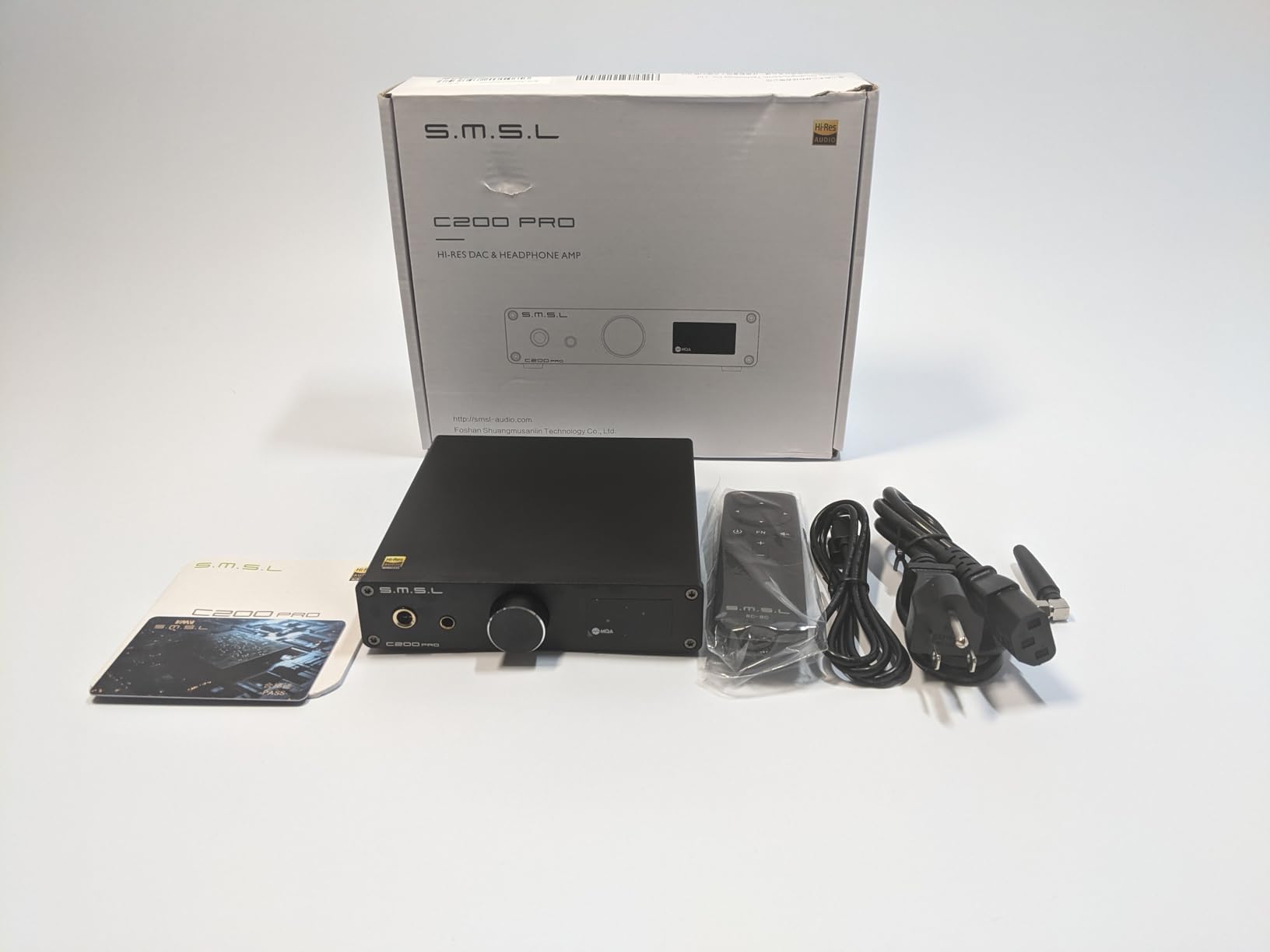 SMSL C200 PRO DAC Headphone Amplifier, ES9039Q2M XU-316 HiFi MQA DAC Amp, DSD512 32Bit/768kHz, Type C USB/Opt/Coax/Bluetooth to RCA/TRS/4.4mm/6.35mm Headphone Amps for Gaming PS5/Switch/PC customer photo 2