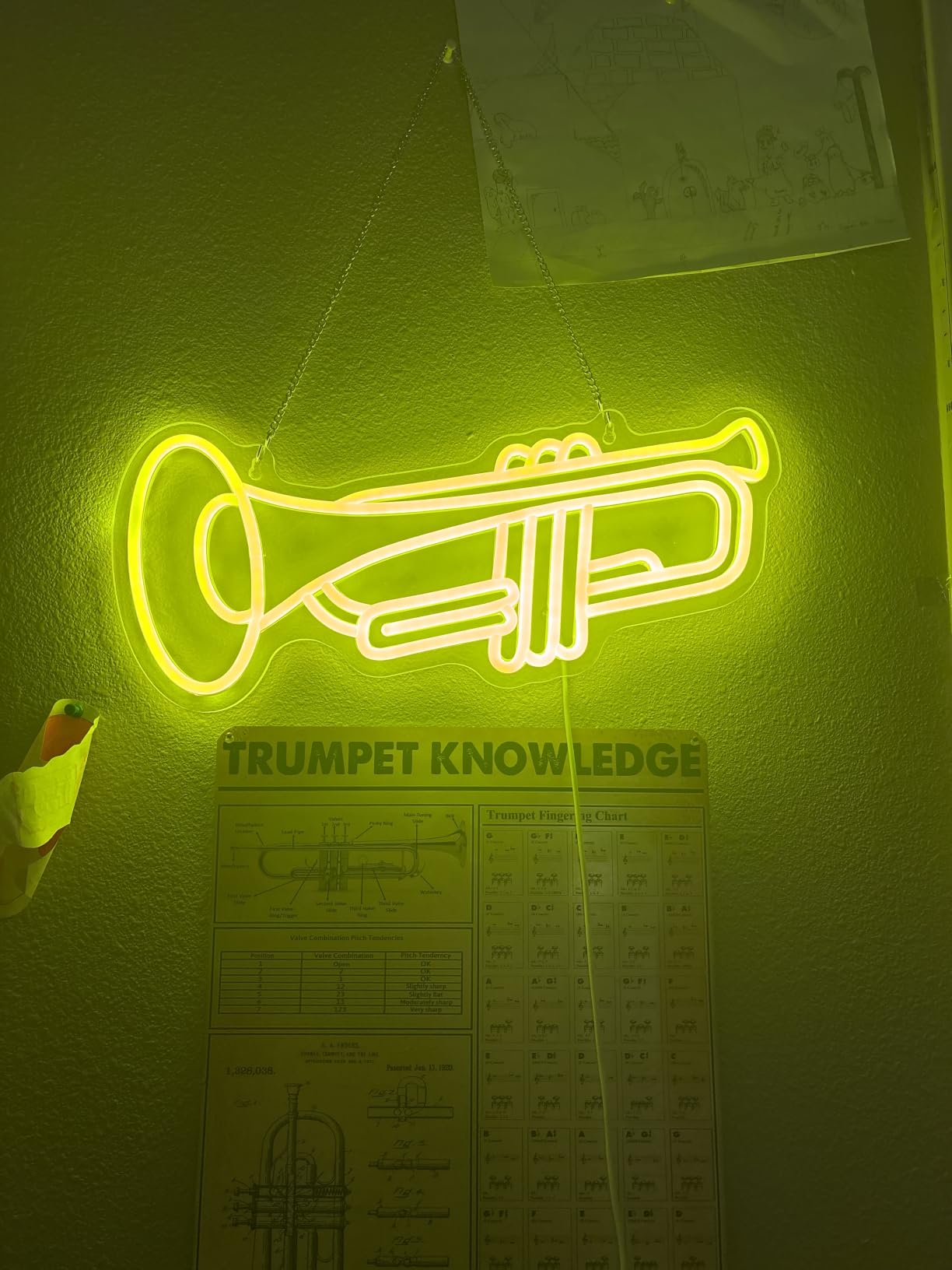 CoolGift Mart Acoustic Guitar Neon Light, Dimmable LED Guitar Neon Wall Sign USB Powered, Decorations for Bedroom Living Room Man Cave Music Studio, Gift for Guitar Players Guitarists Music Lovers customer photo 1