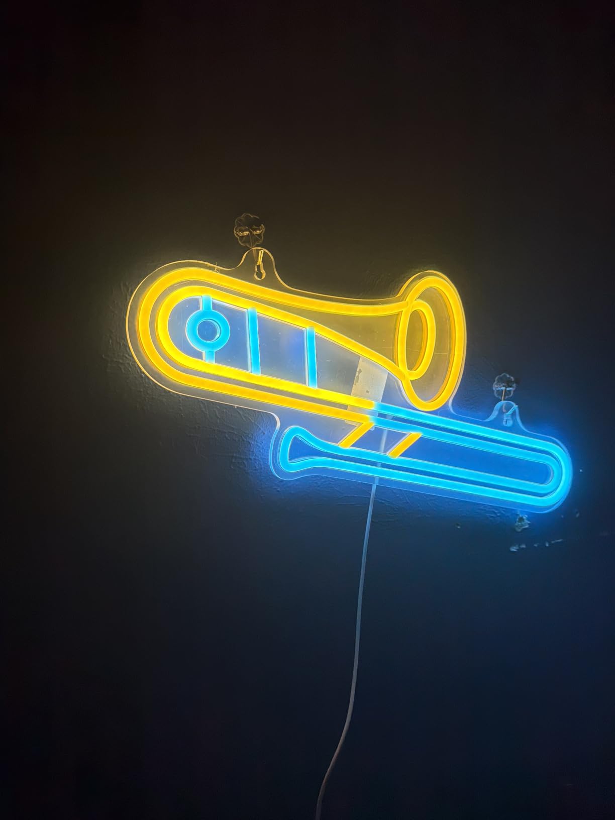 CoolGift Mart Acoustic Guitar Neon Light, Dimmable LED Guitar Neon Wall Sign USB Powered, Decorations for Bedroom Living Room Man Cave Music Studio, Gift for Guitar Players Guitarists Music Lovers customer photo 2
