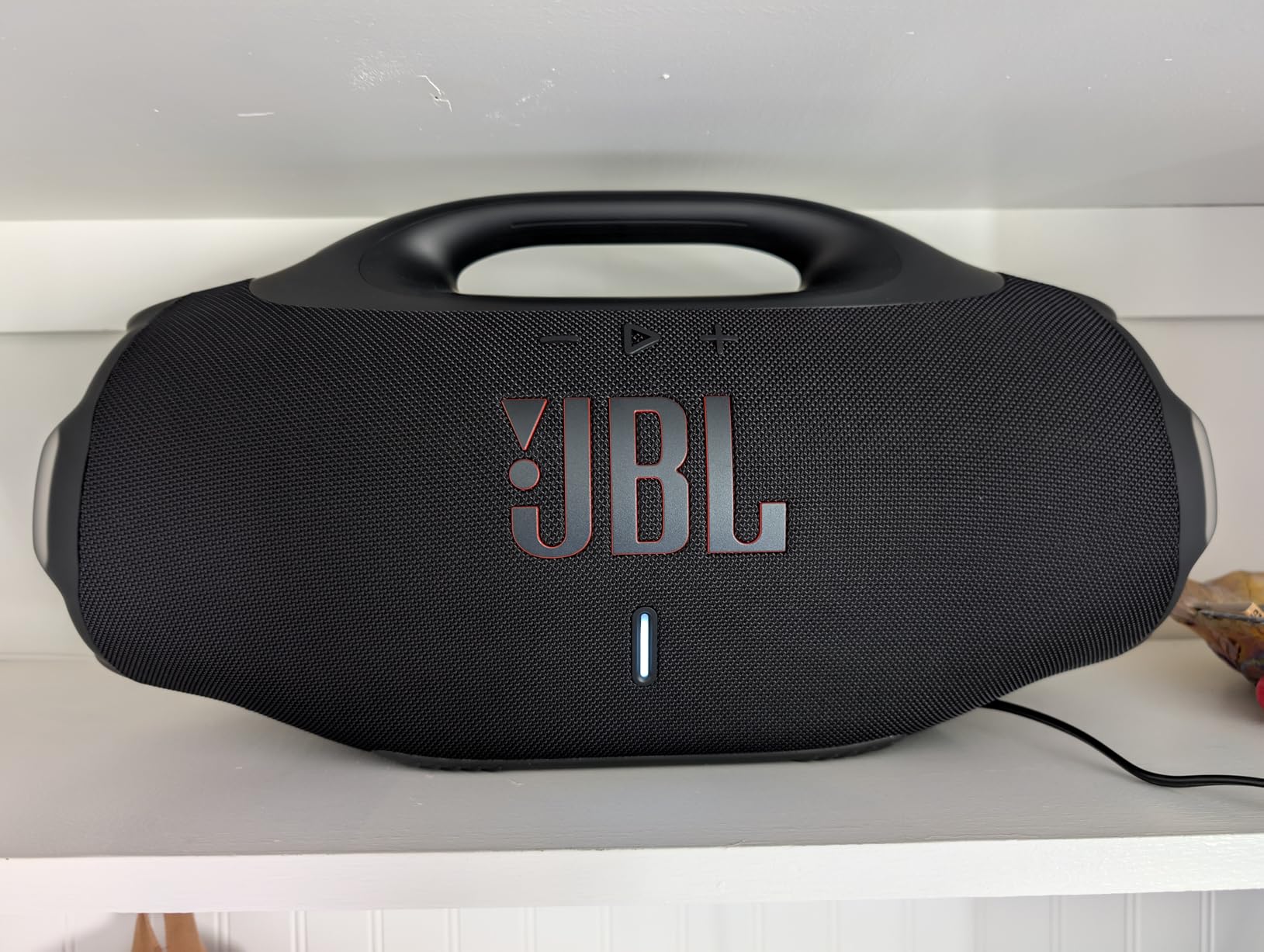 JBL Boombox 4 Portable Bluetooth Speaker, Waterproof, Deep Bass - Black customer photo 1
