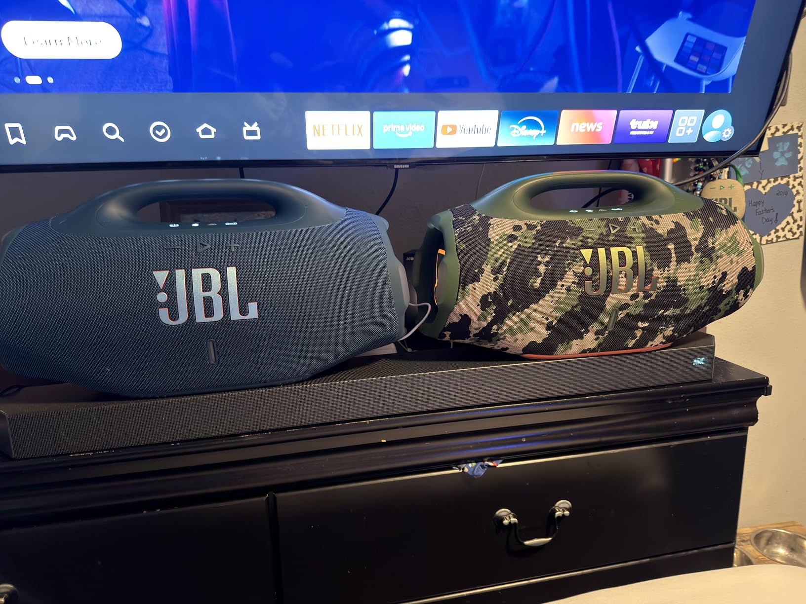 JBL Boombox 4 Portable Bluetooth Speaker, Waterproof, Deep Bass - Black customer photo 2