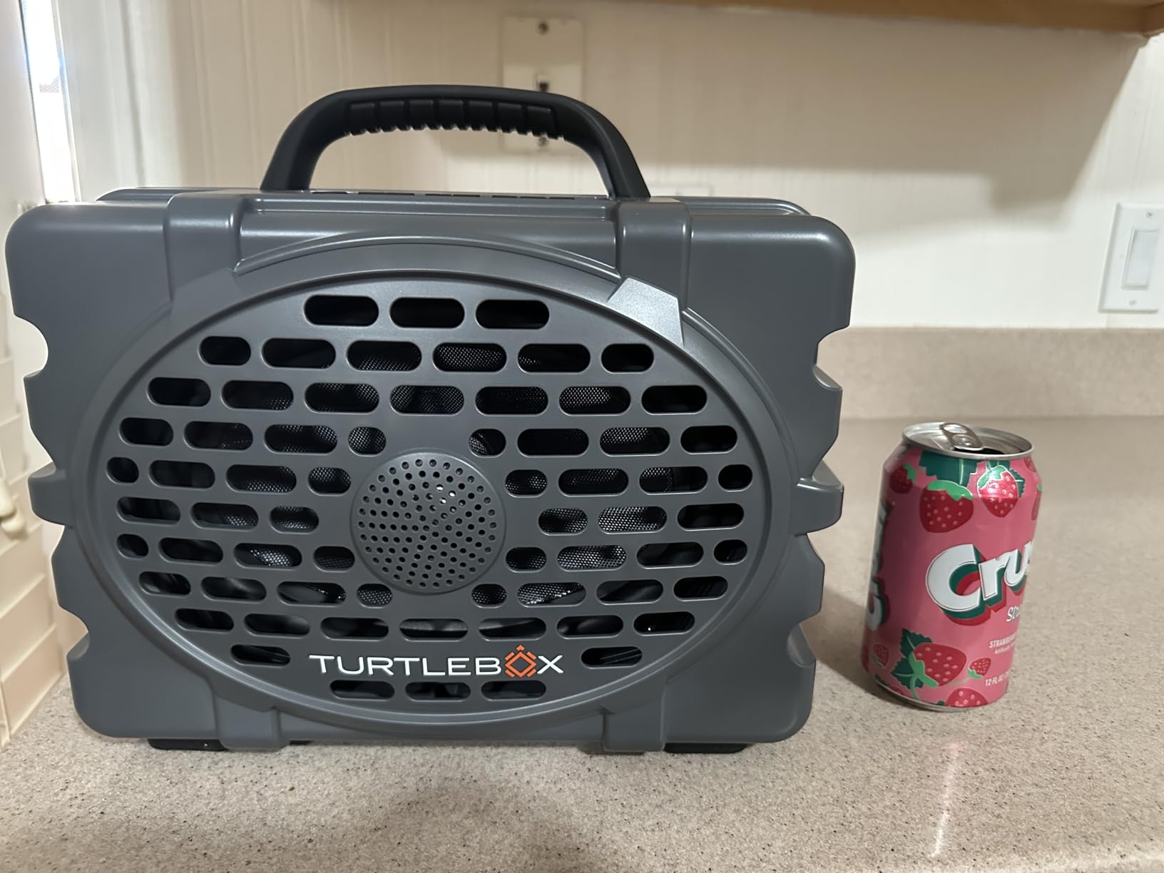 Turtlebox Original Gen 3 Outdoor Bluetooth Speaker, Waterproof, Tan customer photo 1