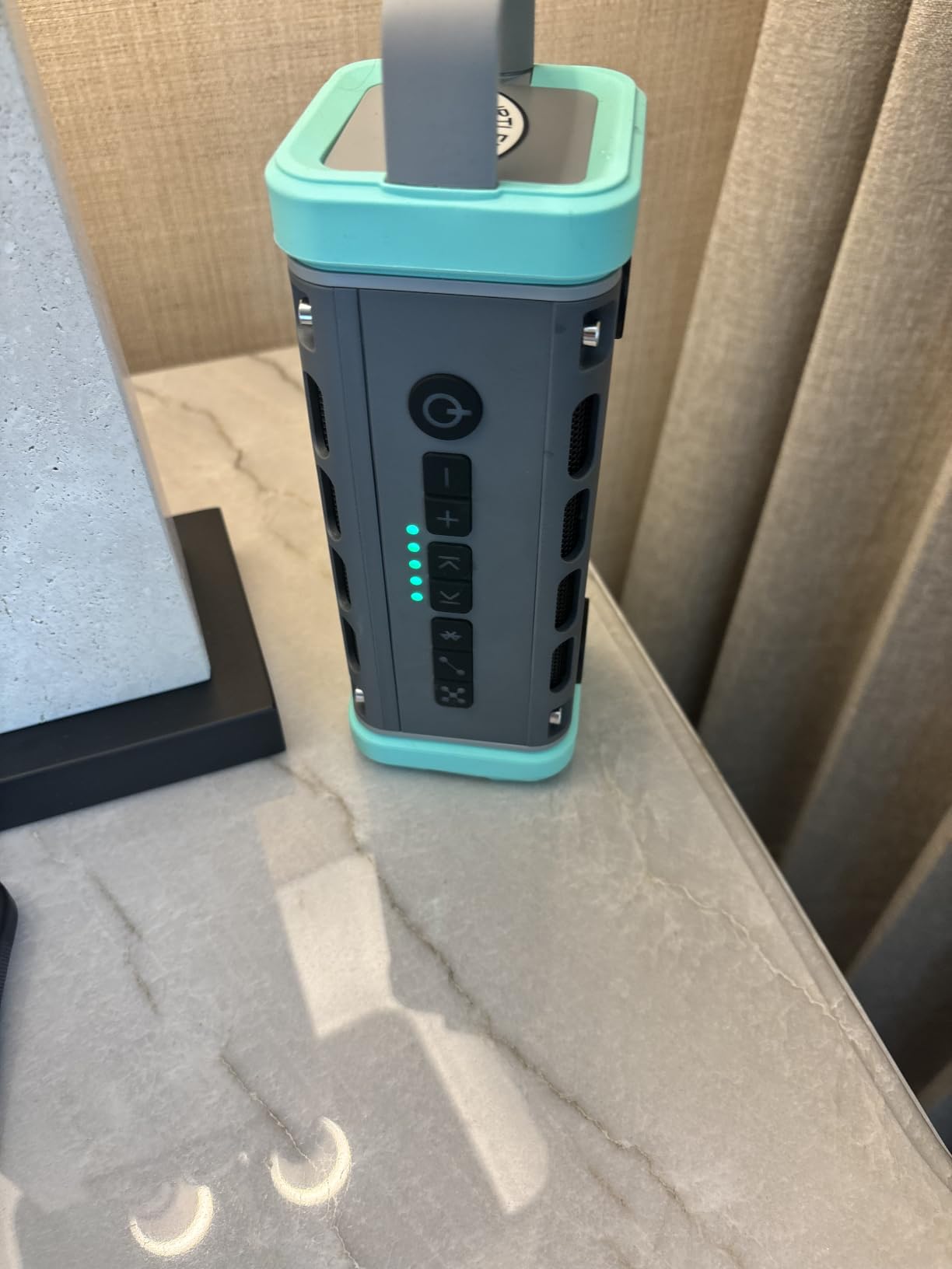 Turtlebox Ranger, Ultra-Portable Bluetooth Speaker, Waterproof, Ivory customer photo 1