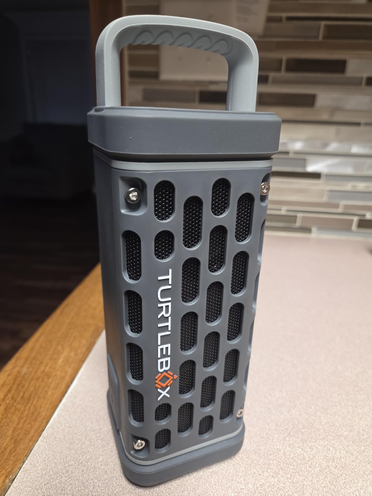 Turtlebox Ranger, Ultra-Portable Bluetooth Speaker, Waterproof, Ivory customer photo 2