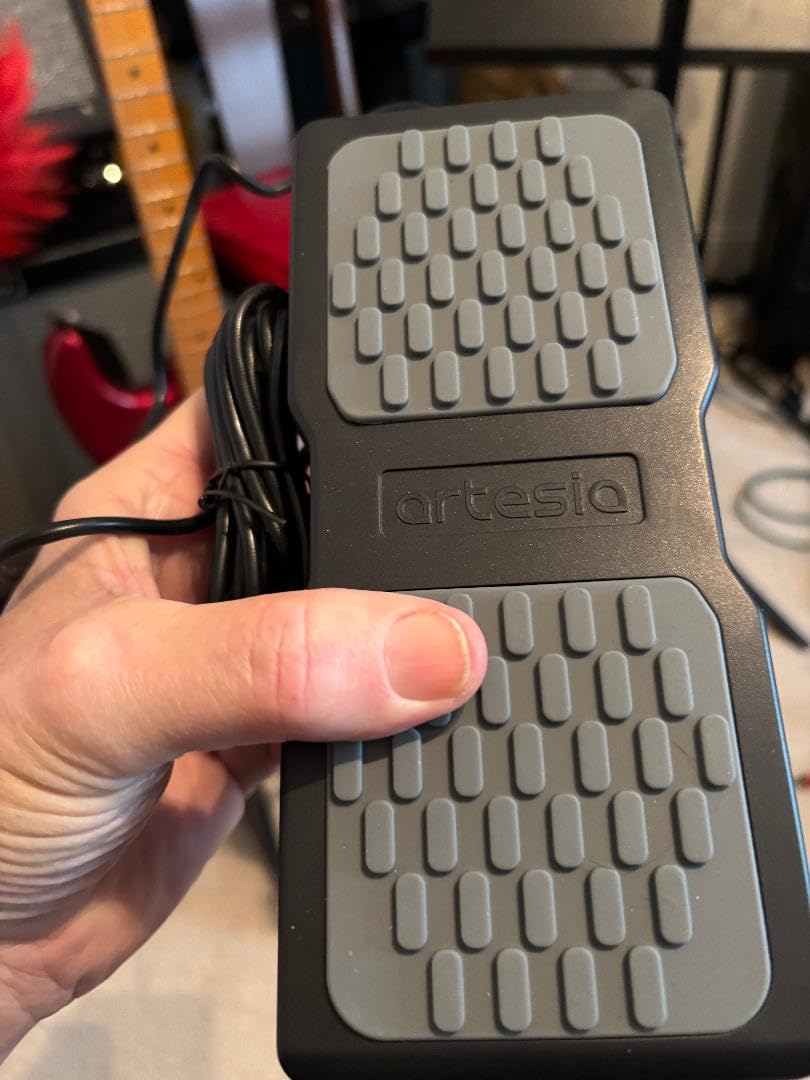 Artesia AP-EX Universal Expression Pedal with Polarity Switch and Non-Slip Surface for Keyboards,MIDI Controllers, Synthesizers, and Guitar Effects Pedals customer photo 1