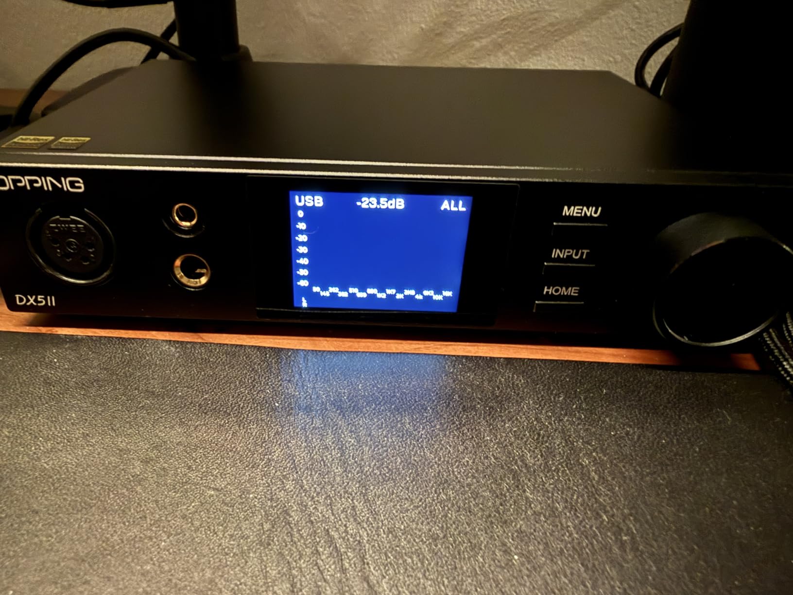 TOPPING DX5 II Hi-Res DAC & Headphone Amp Combo – Dual ES9039Q2M, X-Hybrid Amp, 10-Band PEQ, LDAC Bluetooth 5.1, 4.4mm Balanced & 6.35mm Headphone Output, Preamp Mode, 12V Trigger (White) customer photo 1