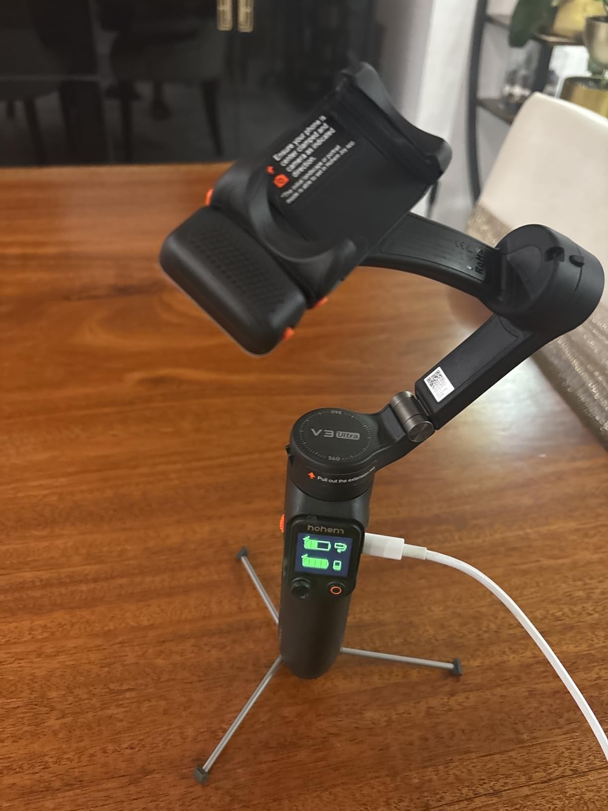 hohem iSteady V3 Ultra 3-Axis Gimbal Stabilizer for iPhone & Android customer photo 2