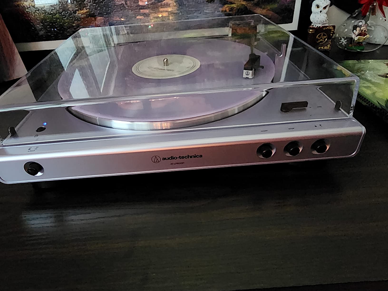Audio-Technica AT-LPGO-BT Fully Automatic Wireless Belt-Drive Turntable (Gun-Metal/Black) customer photo 1