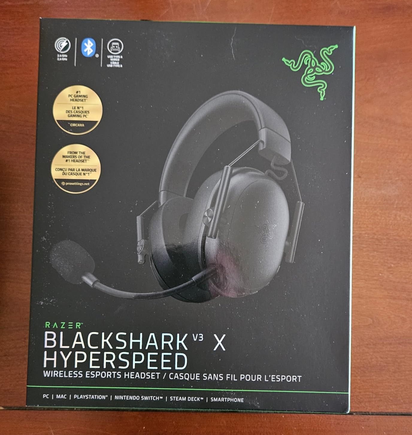 Razer BlackShark V3 X HyperSpeed Wireless PC Gaming Headset, Black customer photo 1