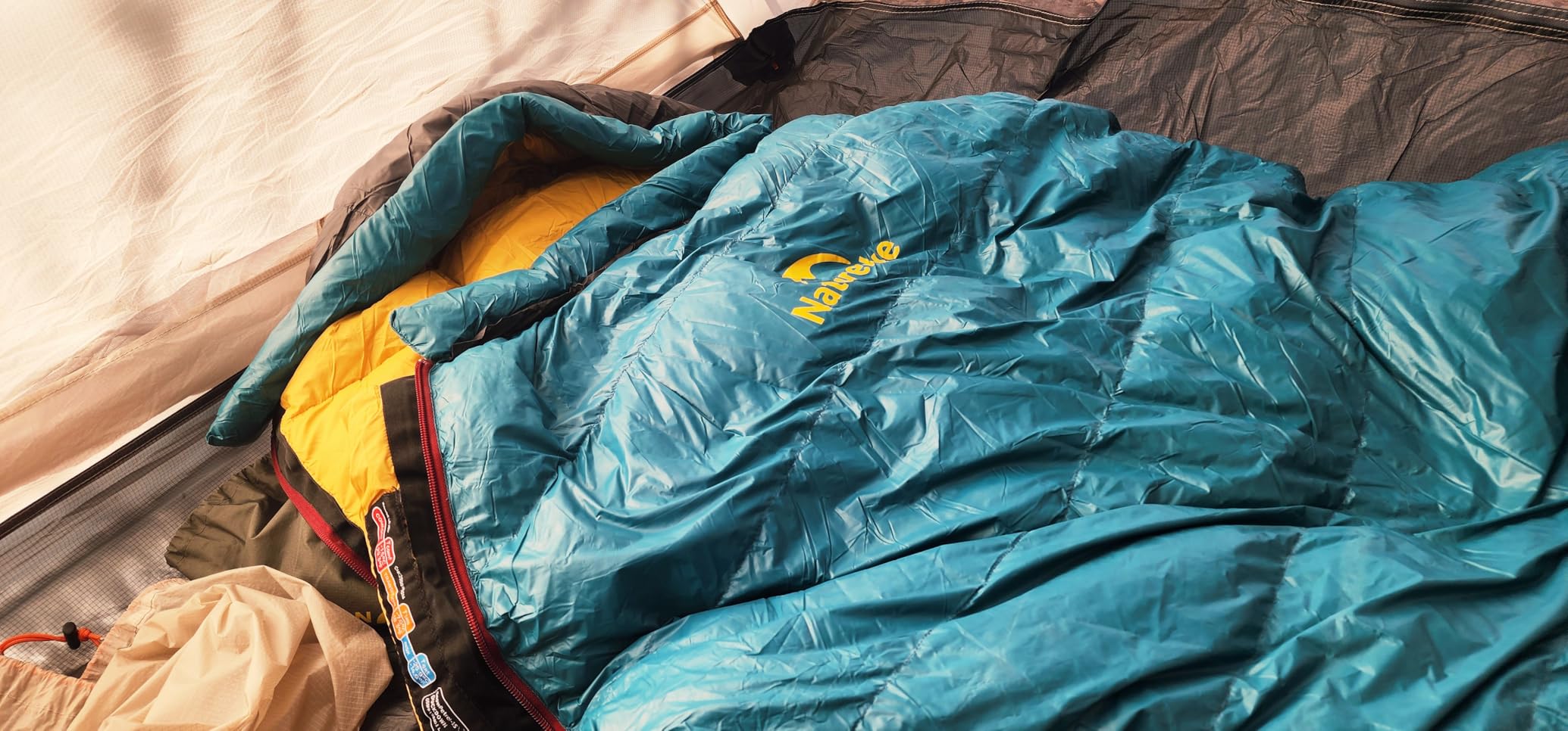 Naturehike 0 Degree RDS Down Mummy Sleeping Bag for Adults, 650 Fill Power, Cold Weather Backpacking Sleeping Bag for Camping, Hiking, -1℉ 18℉ 30℉, YKK Zipper customer photo 2