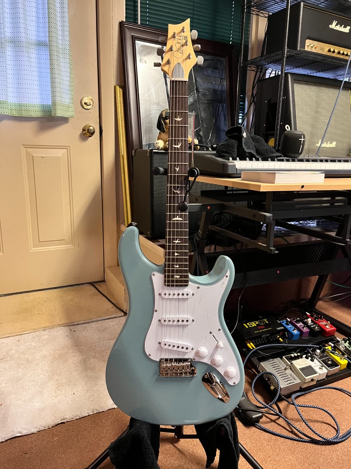 PRS SE Silver Sky Rosewood Board, Traditional Blue customer photo 2