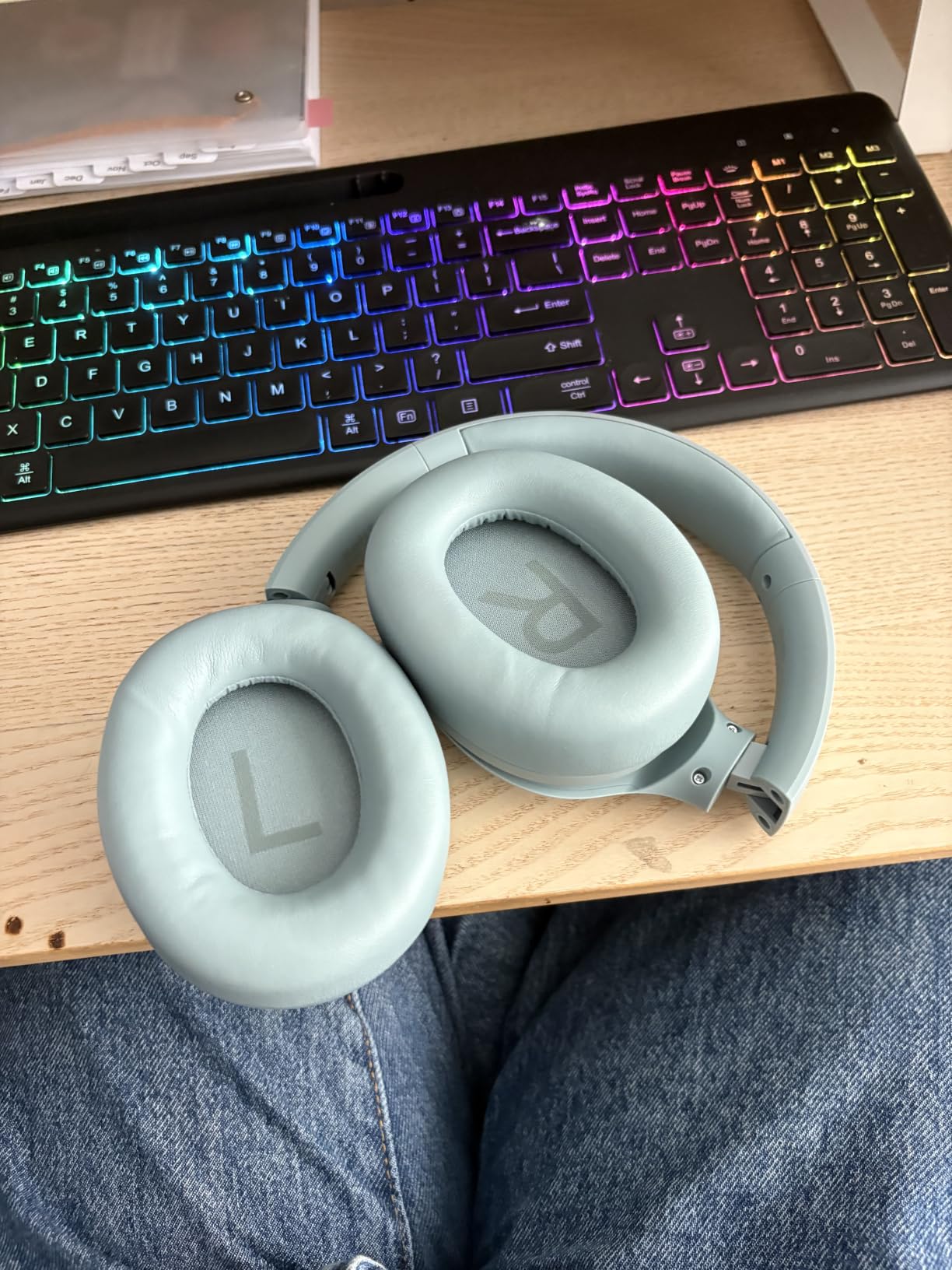 TOZO HT3 Hybrid Noise Cancelling Wireless Headphones, 90H Over Ear Headset customer photo 1
