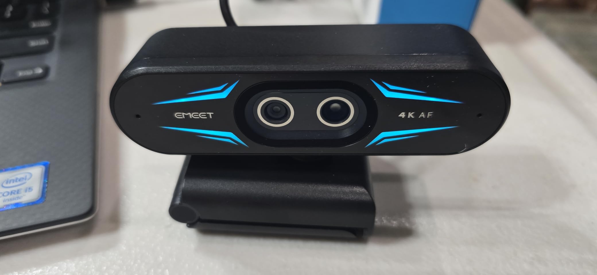 EMEET C60E Dual-Camera 4K Webcam for Streaming, Wide-Angle & Telephoto customer photo 2
