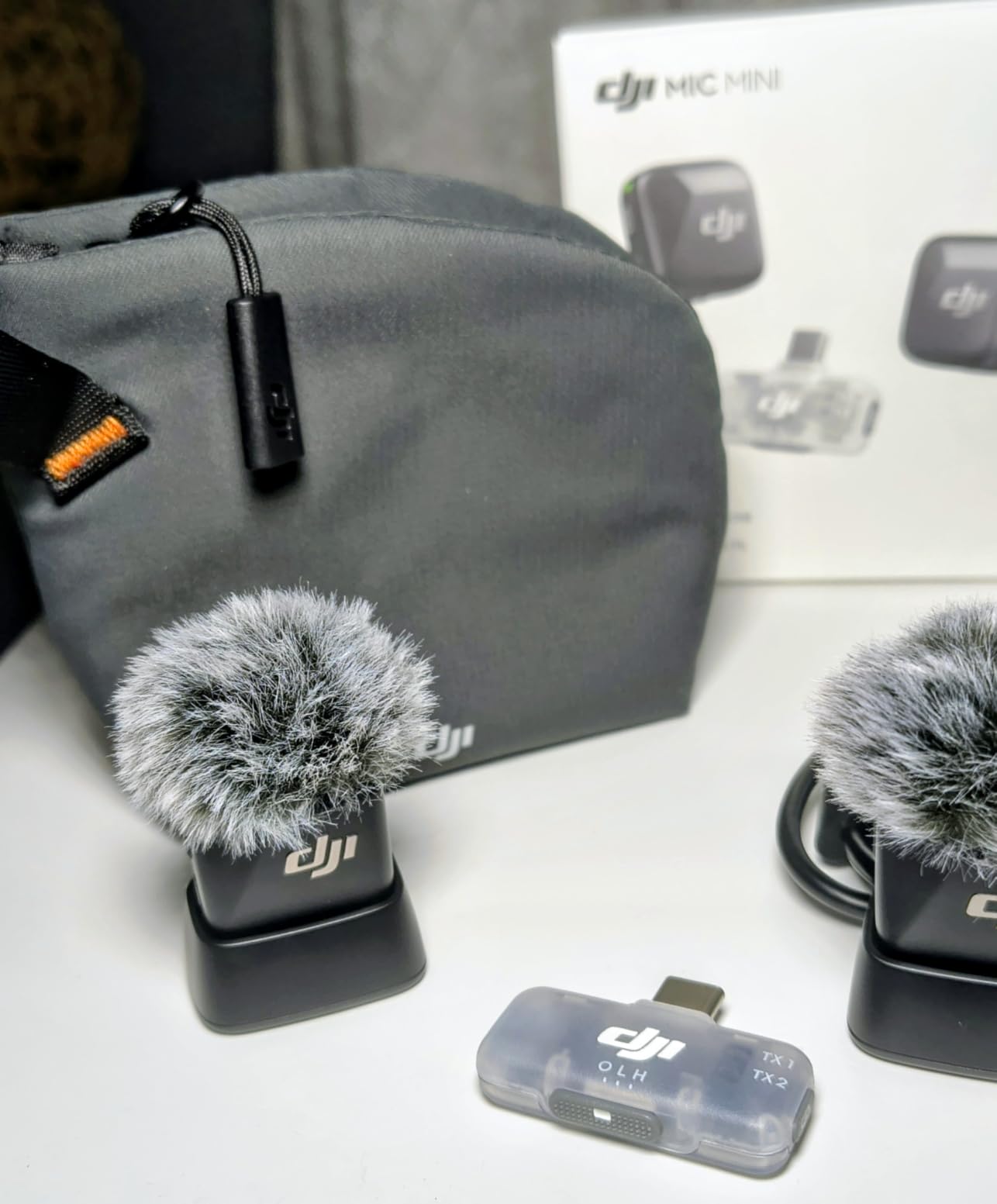 DJI Mic Mini (2 TX + 1 Mobile RX), Ultralight, Active Noise Cancelling customer photo 1