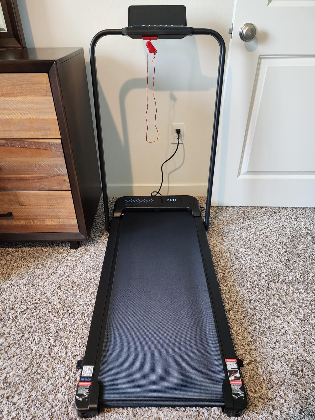Cardirun Walking Pad with Incline and Stable Handle Bar, Foldable Treadmill customer photo 1