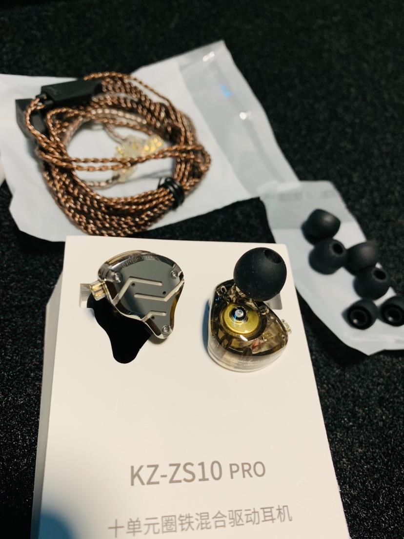 KZ ZS12 PRO 2 in Ear Monitor Headphones, 5BA+1DD 6 Hybrid Driver Gaming Earbuds Wired Earphones, HiFi Clarity Sound Immersive Bass IEMs for Gaming Musician Singer Audiophile (Black without Microphone) customer photo 1