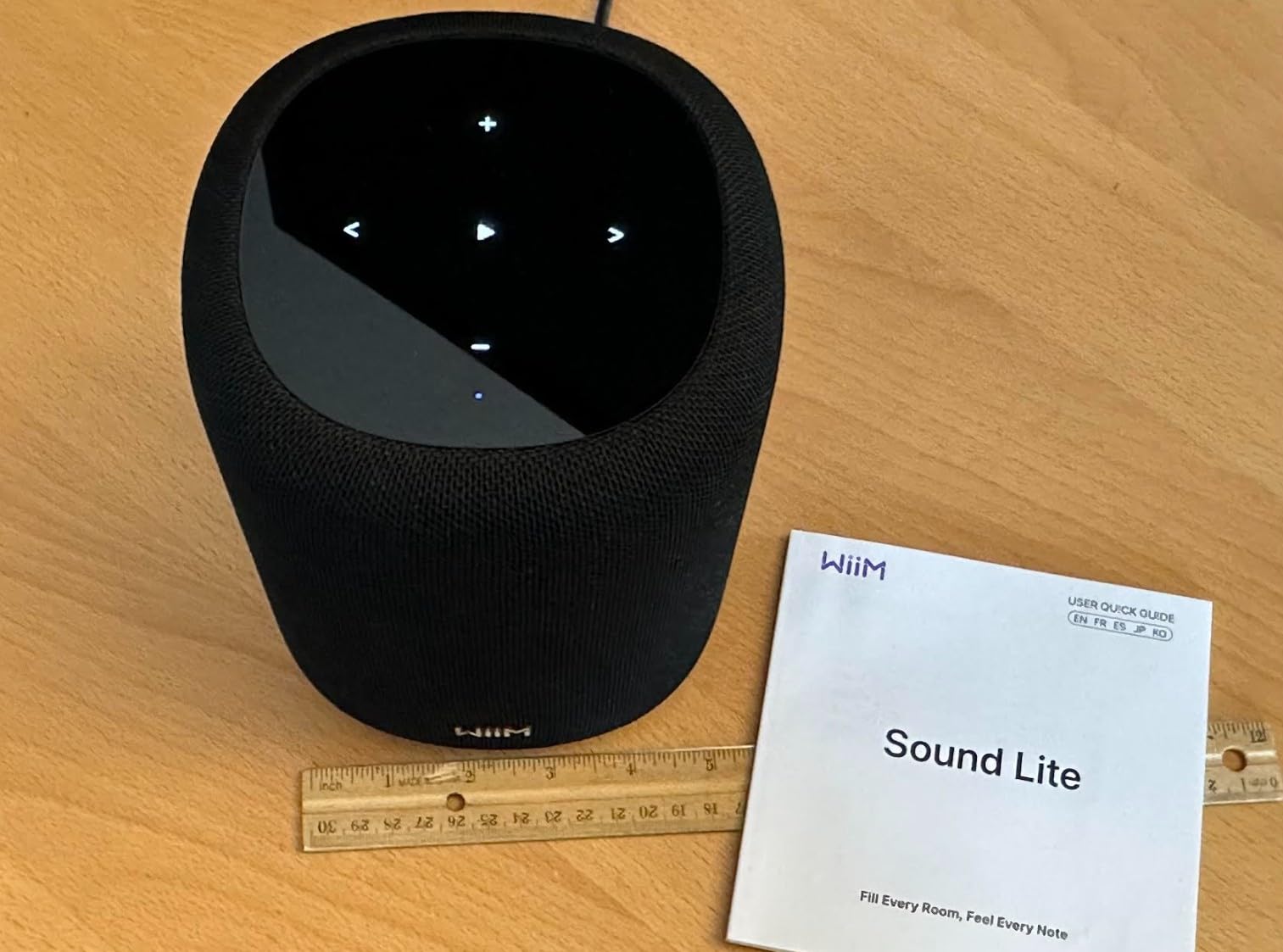 WiiM Sound Lite Smart Speaker, Multi-Room Wireless Speaker, Black customer photo 1