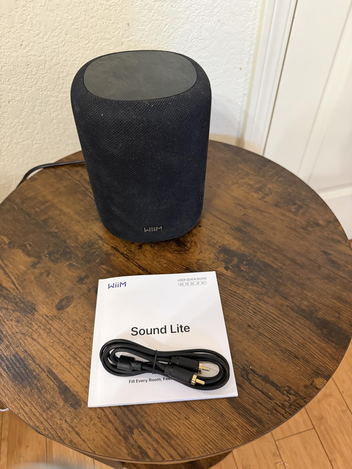 WiiM Sound Lite Smart Speaker, Multi-Room Wireless Speaker, Black customer photo 2
