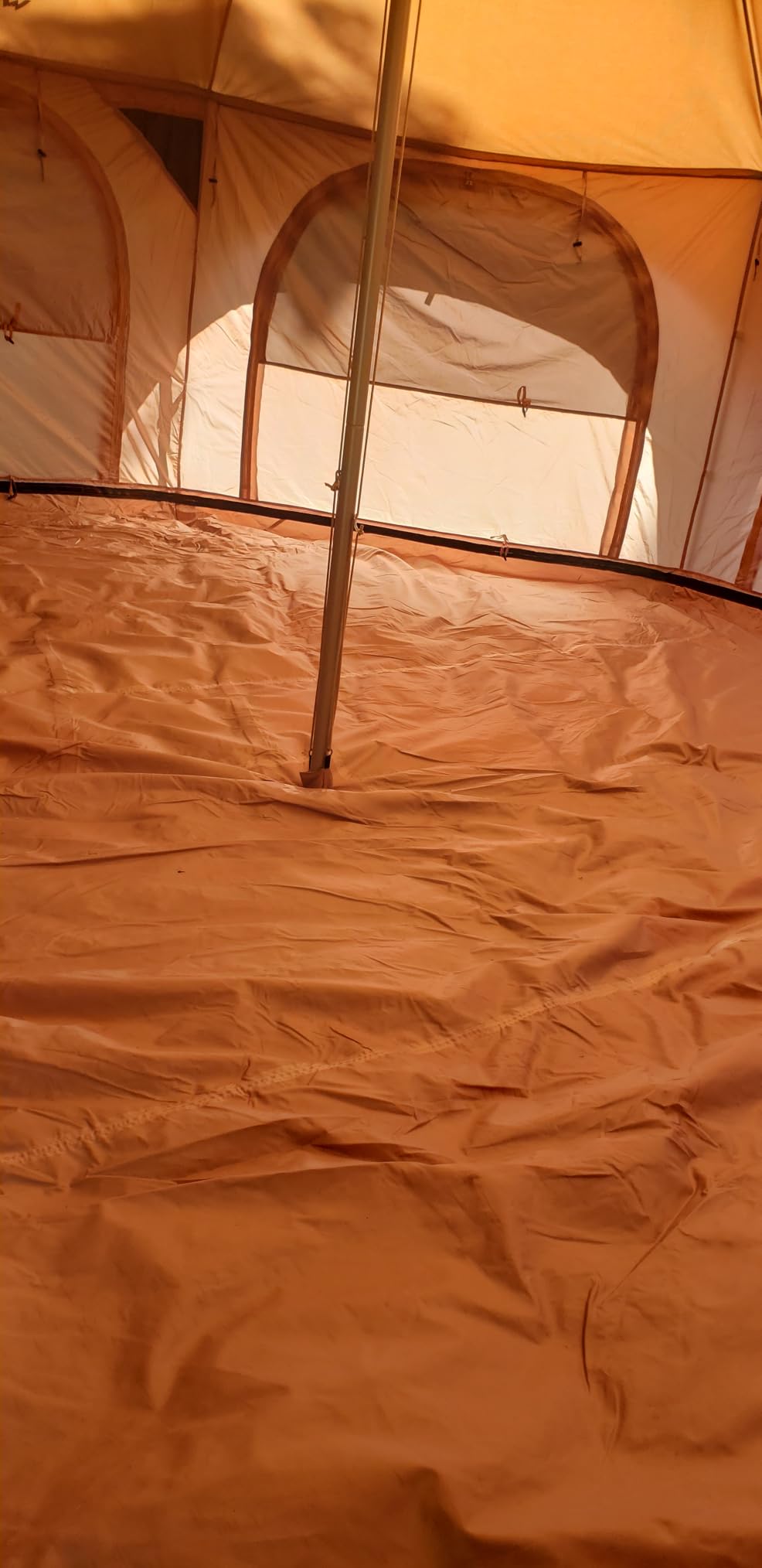 WildFinder 16.5 Ft Canvas Bell Tent, Large Yurt Tent with Stove Jack customer photo 1