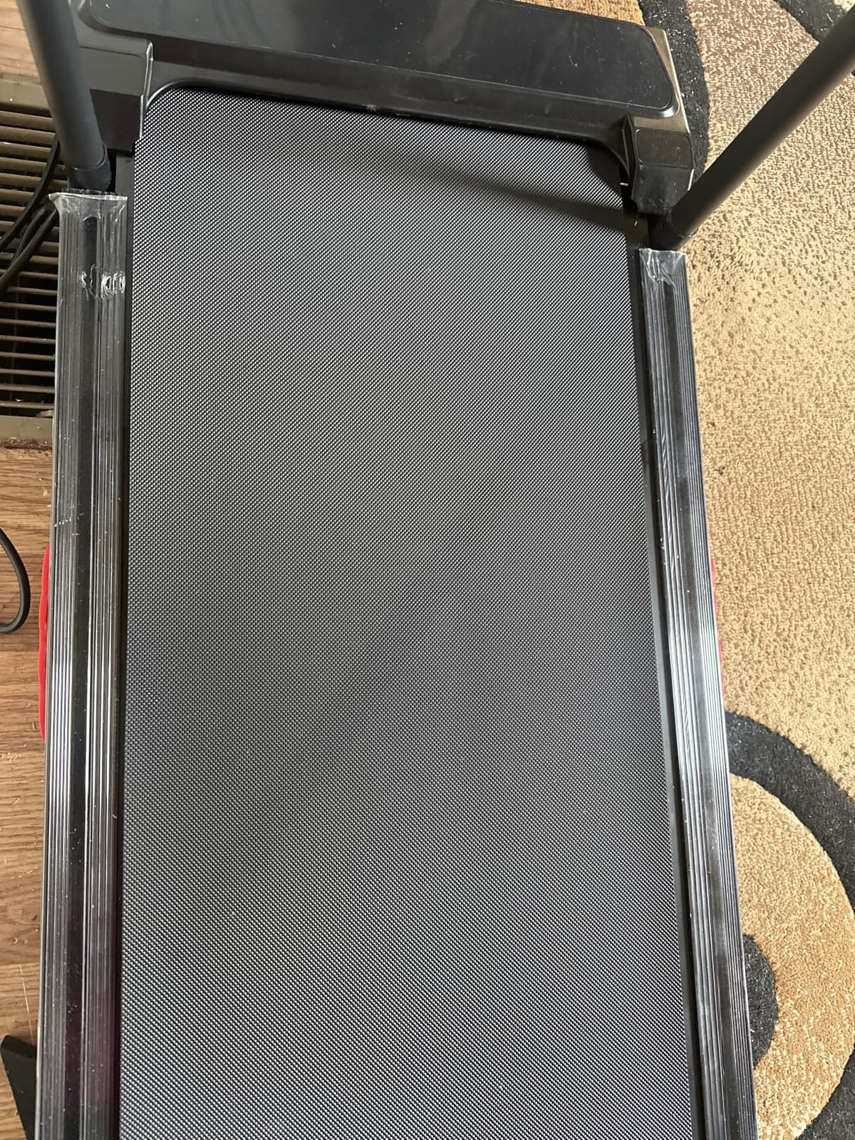 KASSADIN Electric Treadmill for Home Small, Walking Pad with Handle Bar, 3.5HP Portable Mini Treadmill for Home Exercising, Small Walking Pad Treadmill with Handle Bar and Incline, 0.6-10MPH, 400LBS customer photo 2