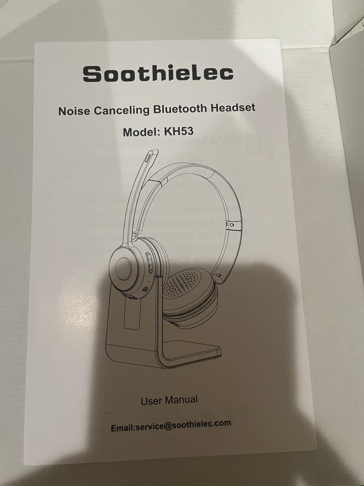 Wireless Headset with Mic for Work, Bluetooth Headset with Noise Cancelling customer photo 2