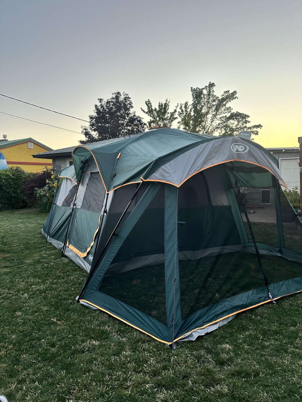 UNP Camping Tent 8 Person Waterproof Big Tunnel Tent with Screen Porch customer photo 1