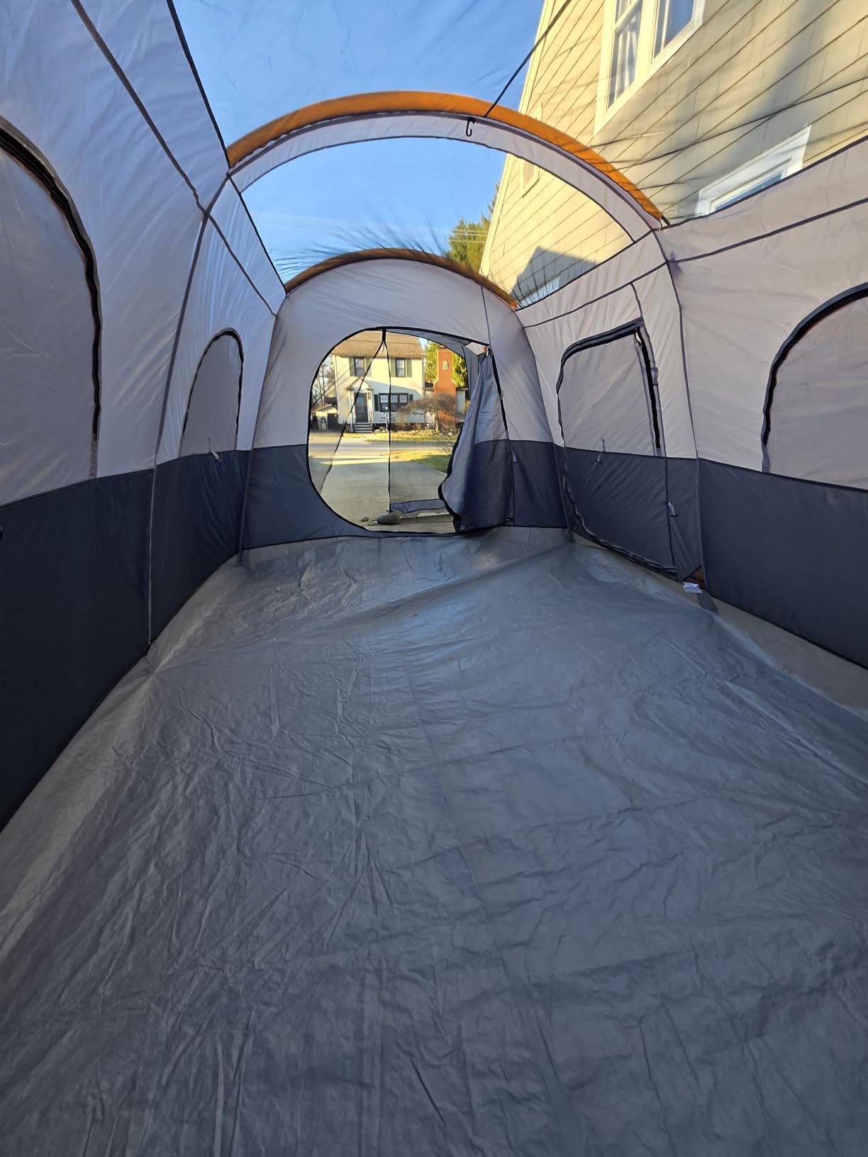 UNP Camping Tent 8 Person Waterproof Big Tunnel Tent with Screen Porch customer photo 2