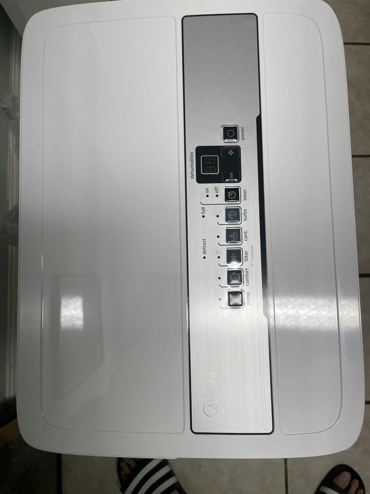 Midea 50 Pint Dehumidifier with Pump, 4,500 Sq. Ft, Energy star customer photo 1