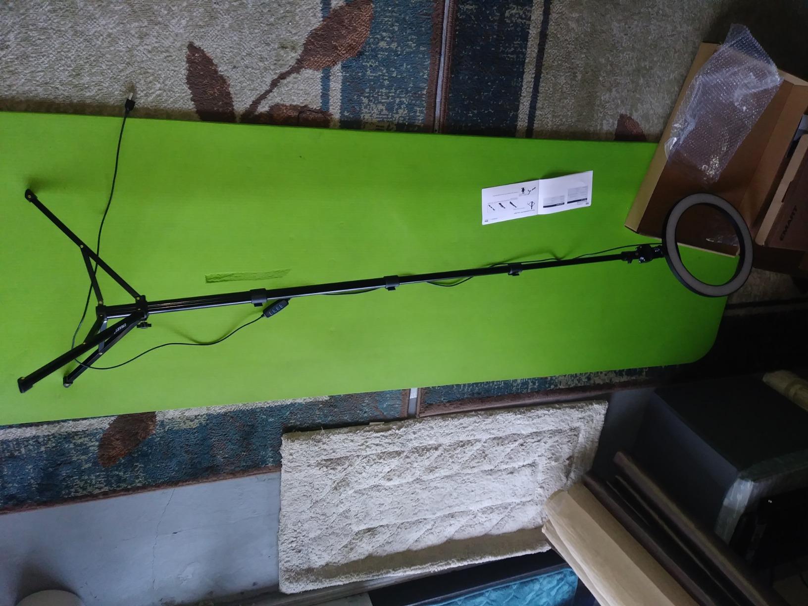 EMART 10'' Ring Light with 55'' Adjustable Tripod Stand & Phone Holder customer photo 2