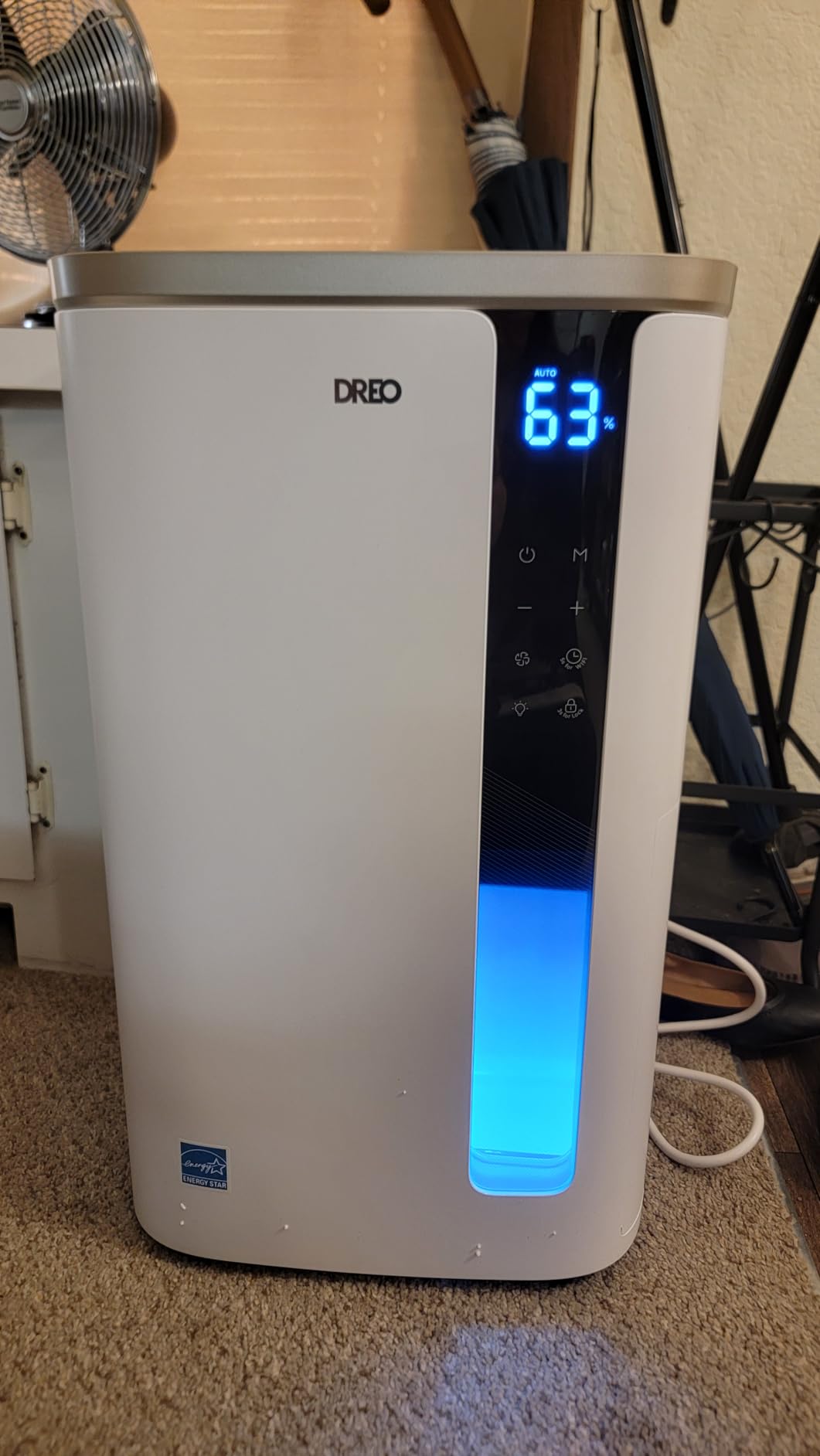 DREO Energy Star 2025 Smart Dehumidifier for Basement, 1.85 Gal Water Tank customer photo 2