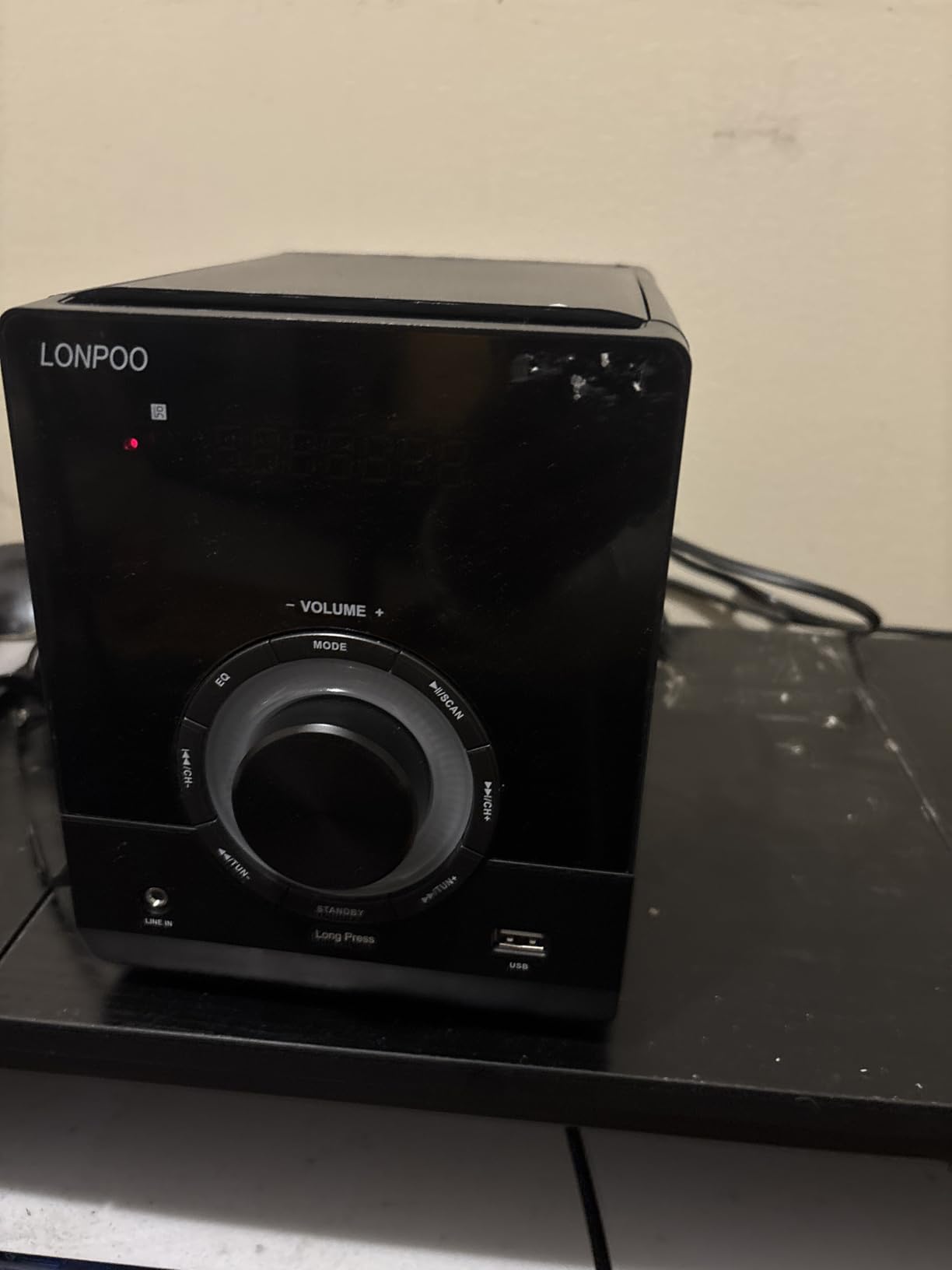 Home CD Stereo Shelf System, 30W Micro HiFi System with Bluetooth customer photo 1