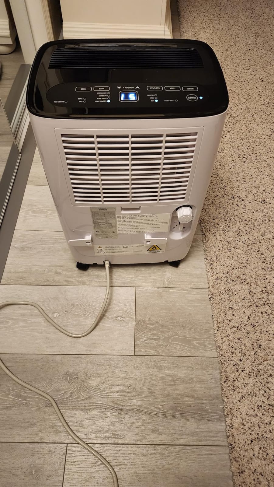 Yaufey 150 Pint Dehumidifier with Pump for Basement 8500 Sq. Ft. customer photo 1