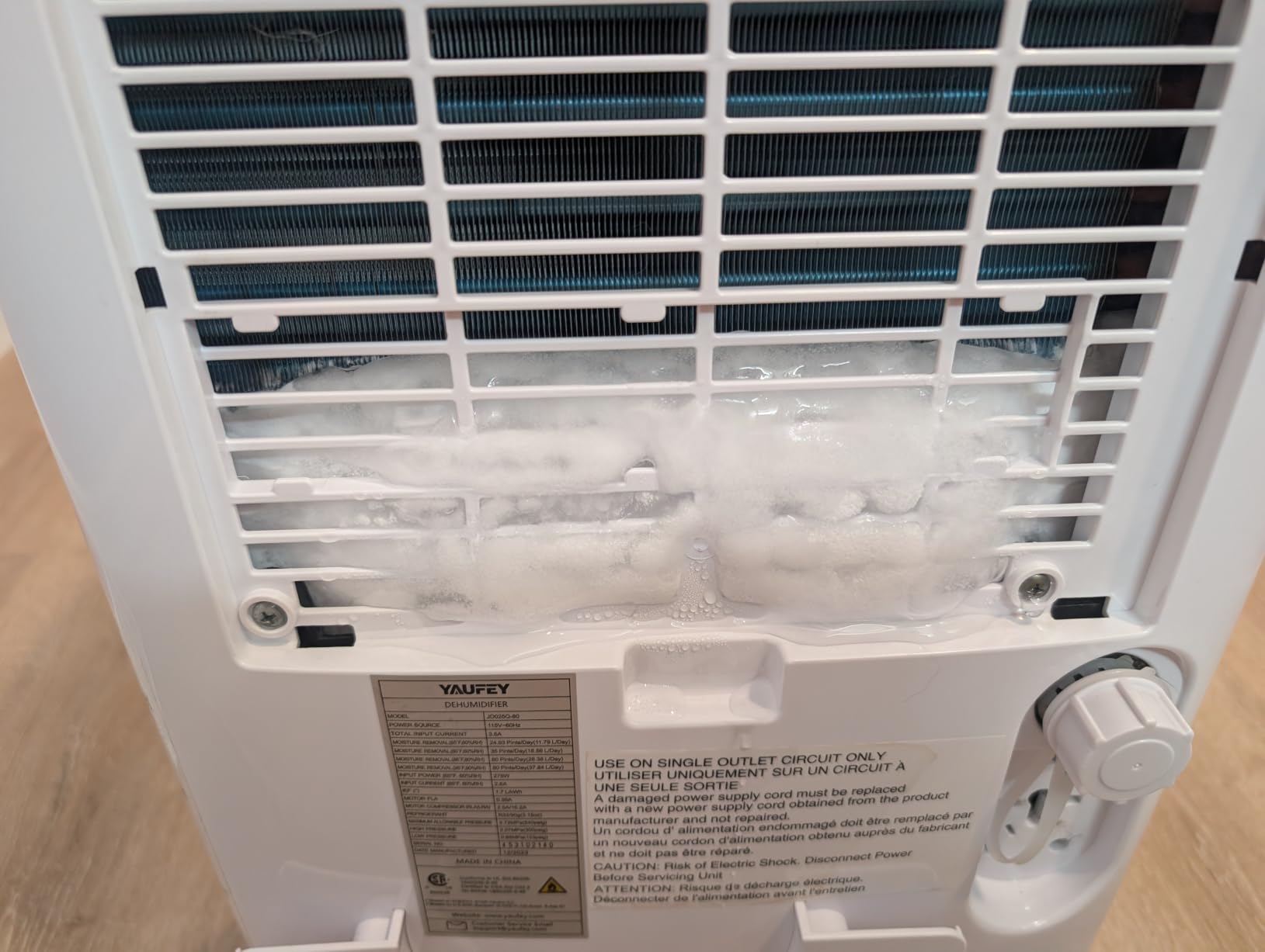 Yaufey 150 Pint Dehumidifier with Pump for Basement 8500 Sq. Ft. customer photo 2