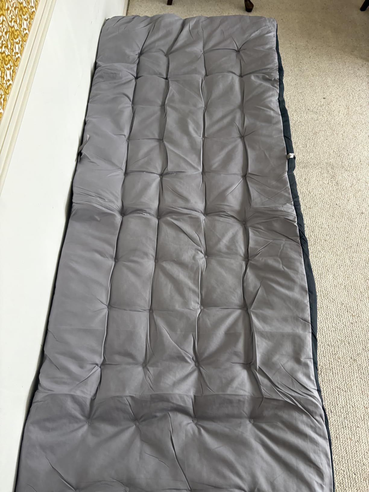 ABORON Oversized Camping Cot for Adults, 900 lbs Heavy Duty Folding Camping Bed with Mattress Pad, 78 x 32 in XXL Outdoor Cot, 1200D Oxford Portable Sleeping Cot with Carry Bag for Camping customer photo 1