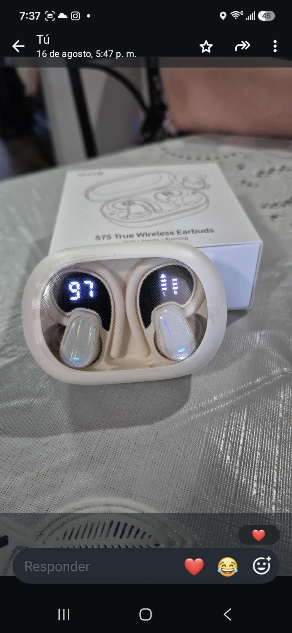 Wireless Earbuds Bluetooth 5.4, 50H Playtime Sport Earphones with Earhooks customer photo 2